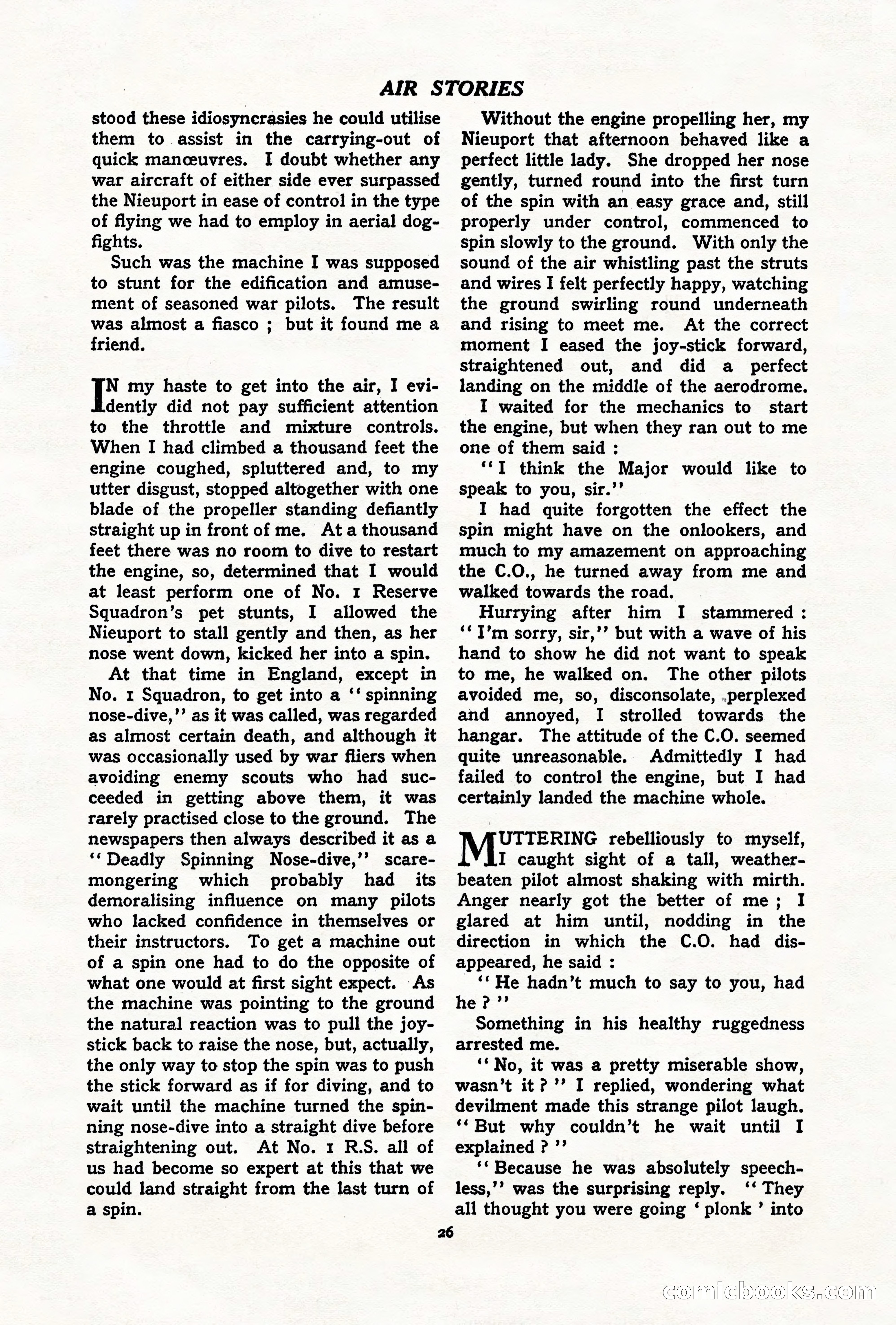 Air Stories, July 1937 — page 28 of 100