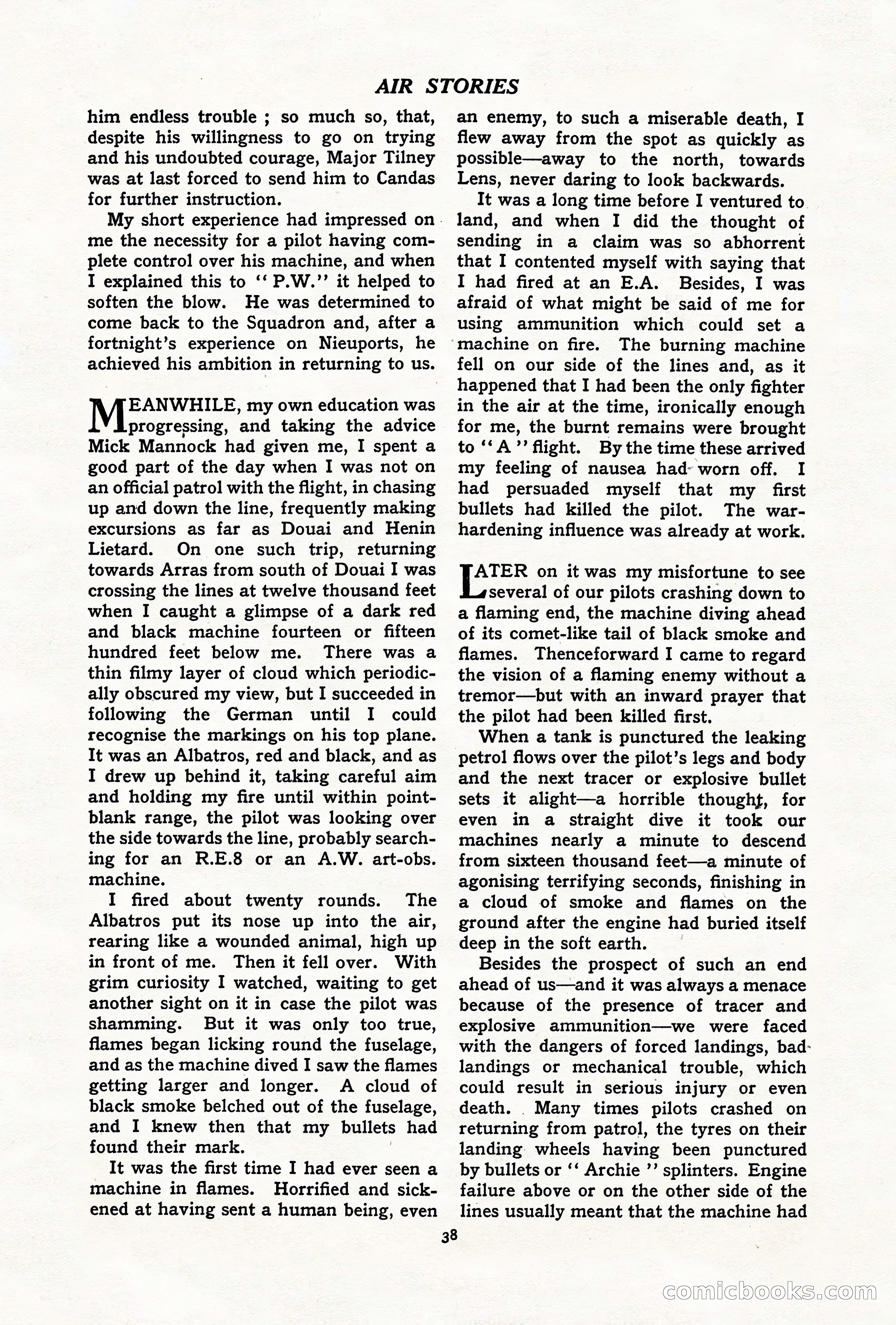 Air Stories, July 1937 — page 40 of 100