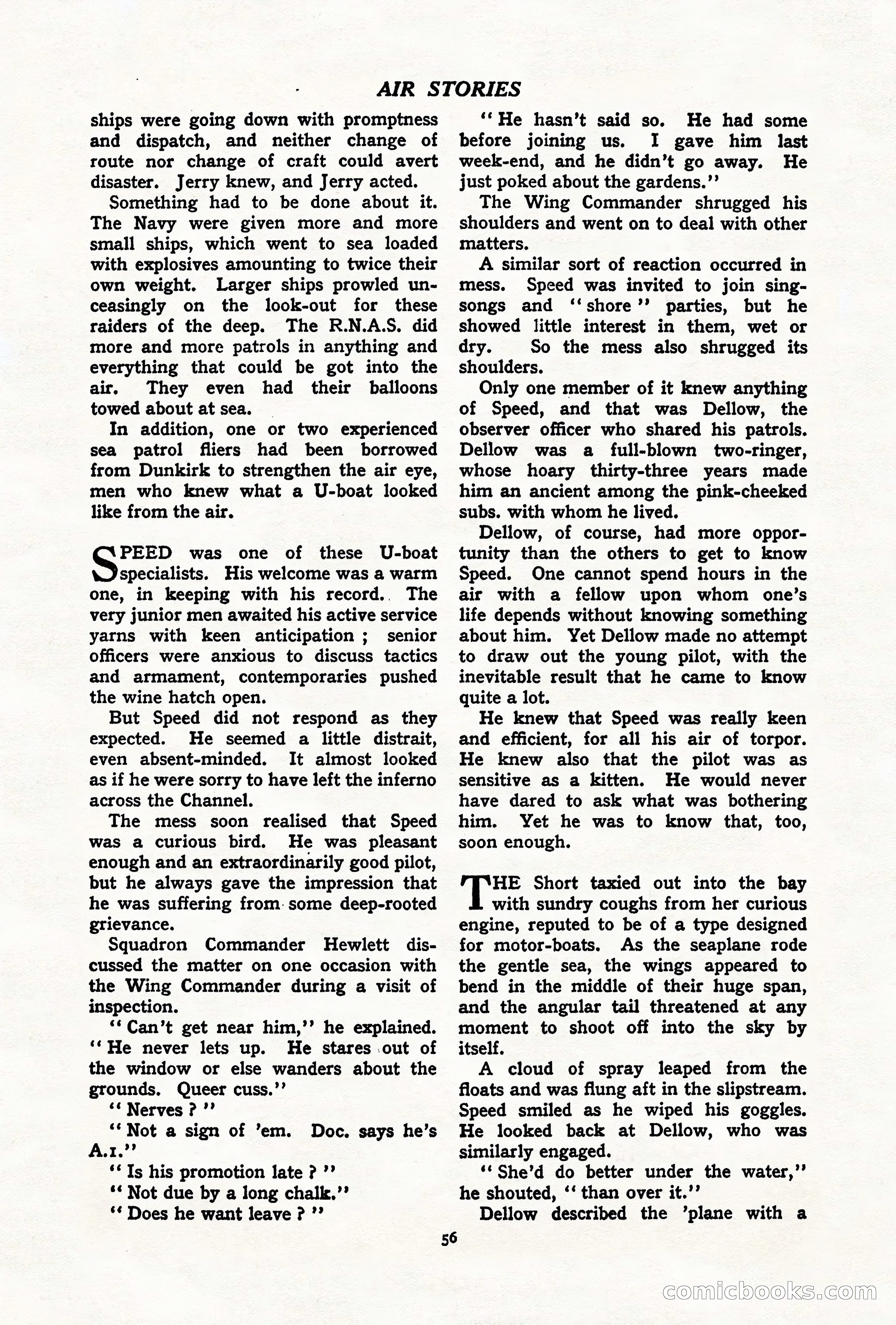 Air Stories, July 1937 — page 58 of 100