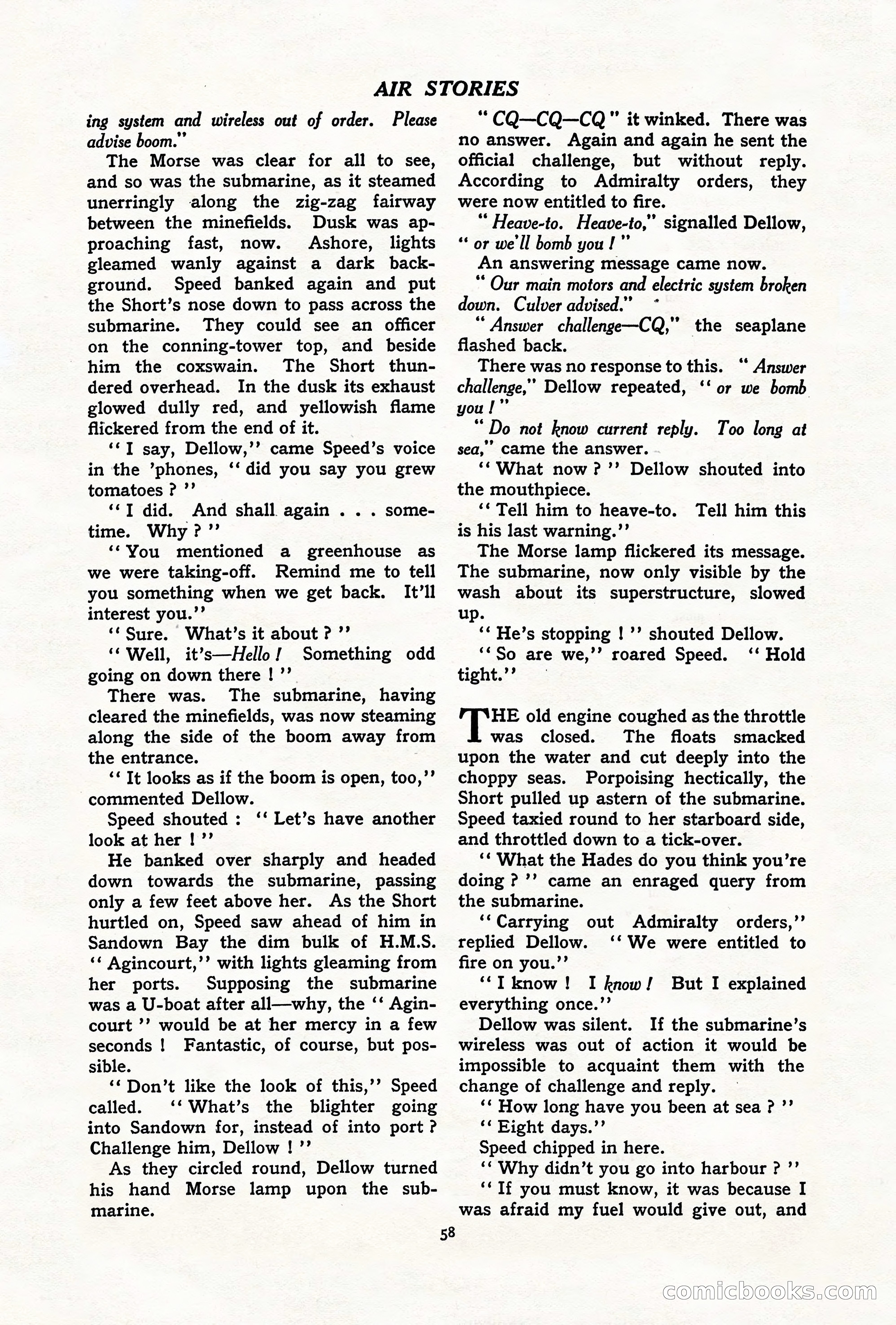 Air Stories, July 1937 — page 60 of 100