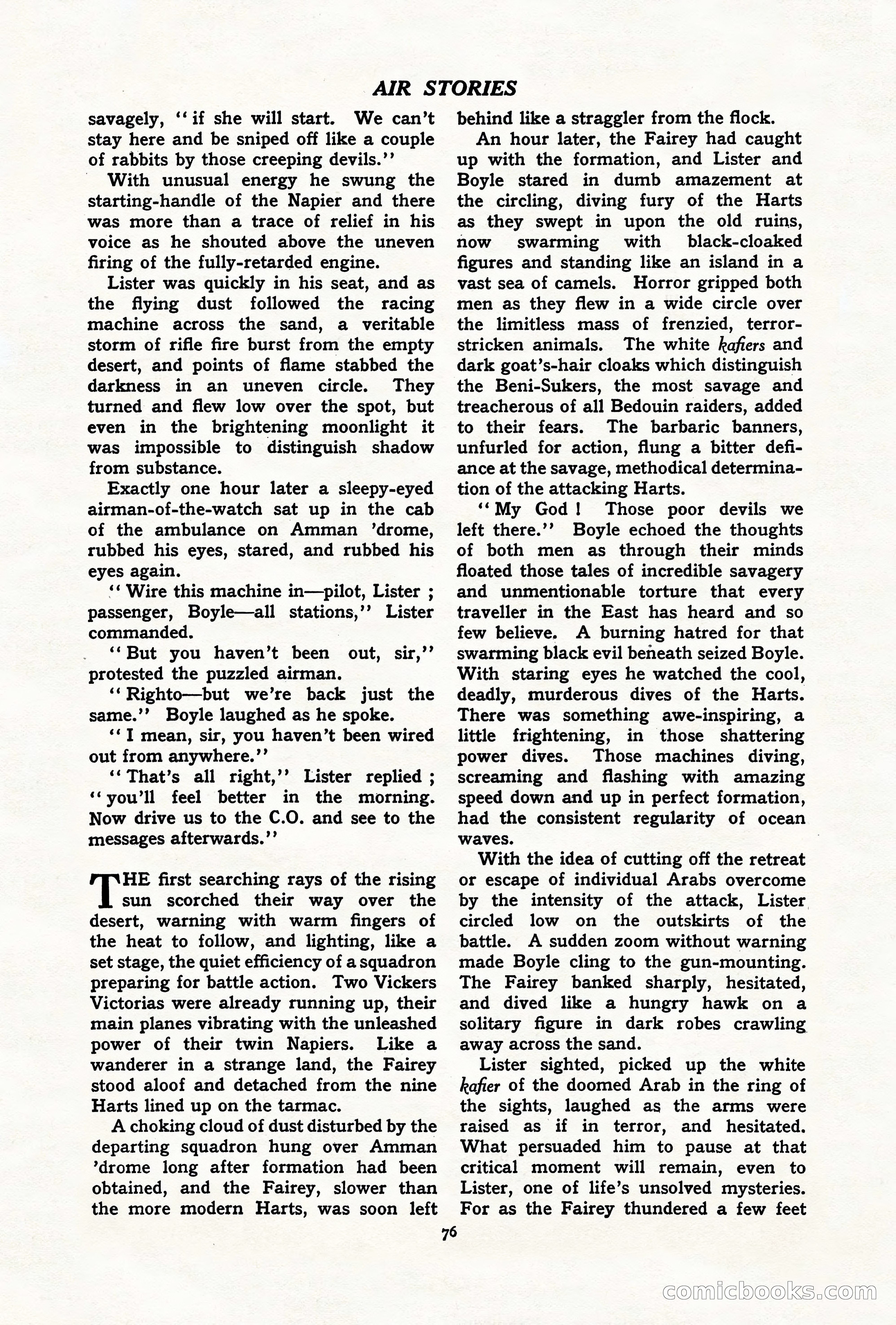 Air Stories, July 1937 — page 78 of 100