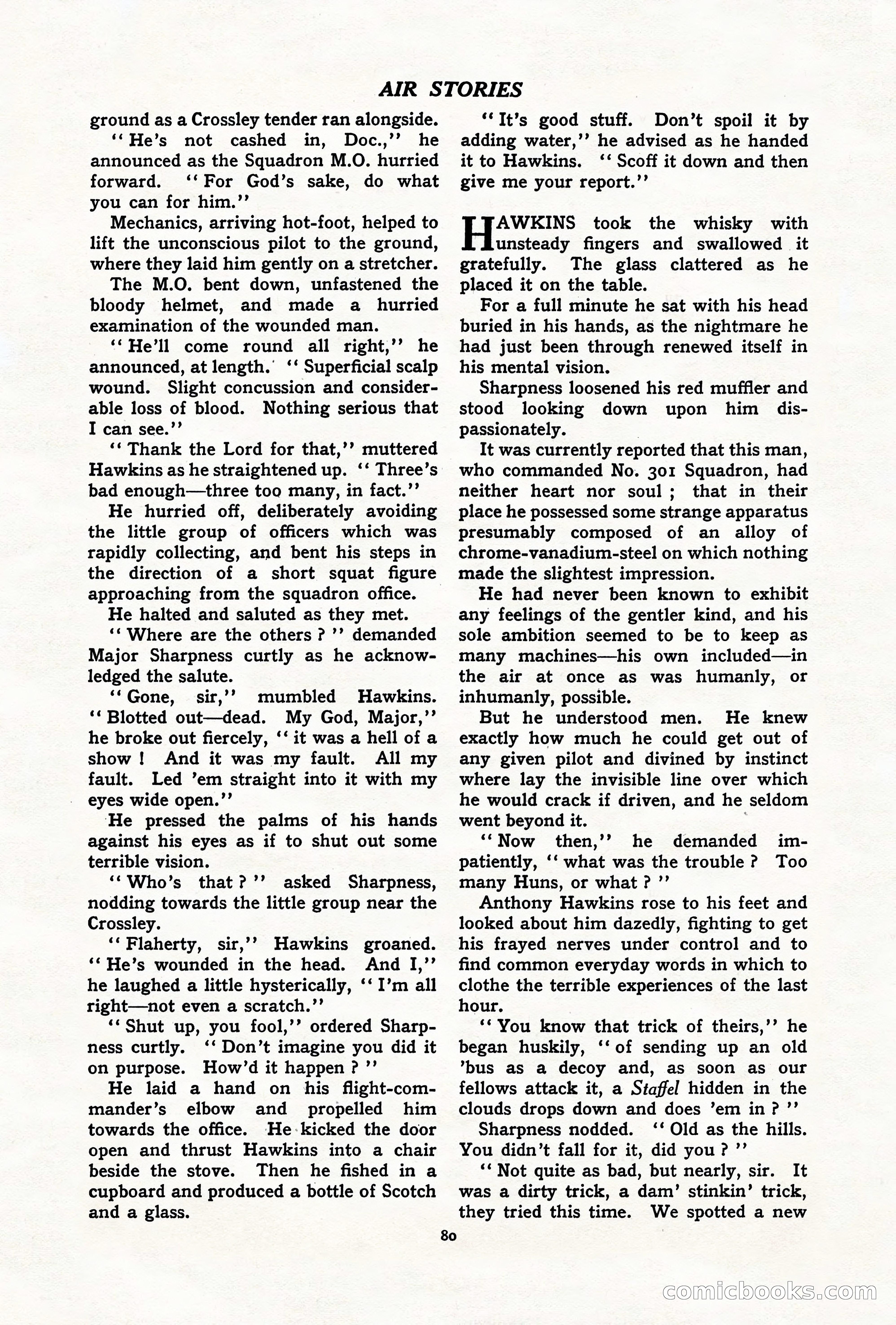 Air Stories, July 1937 — page 82 of 100
