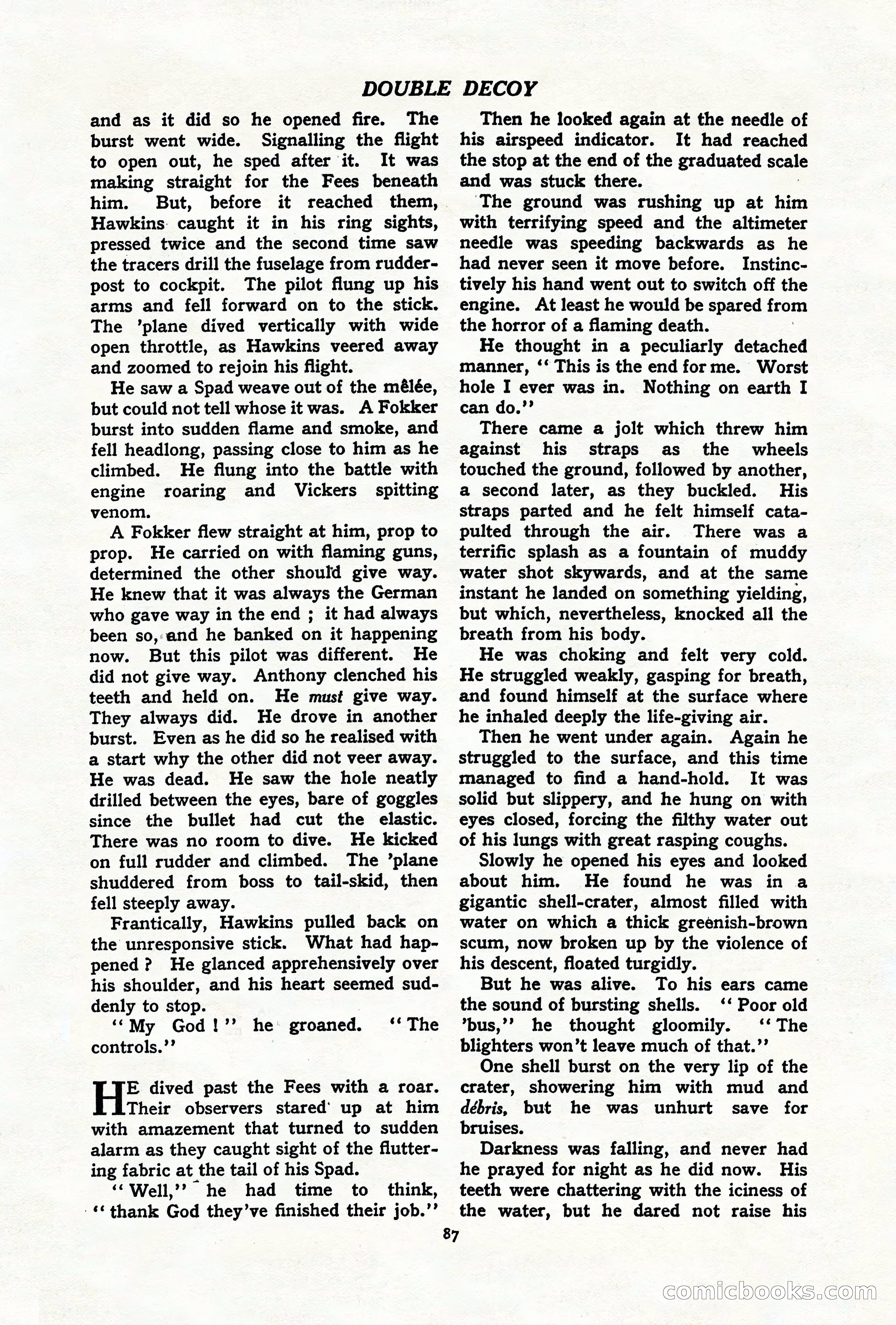 Air Stories, July 1937 — page 89 of 100