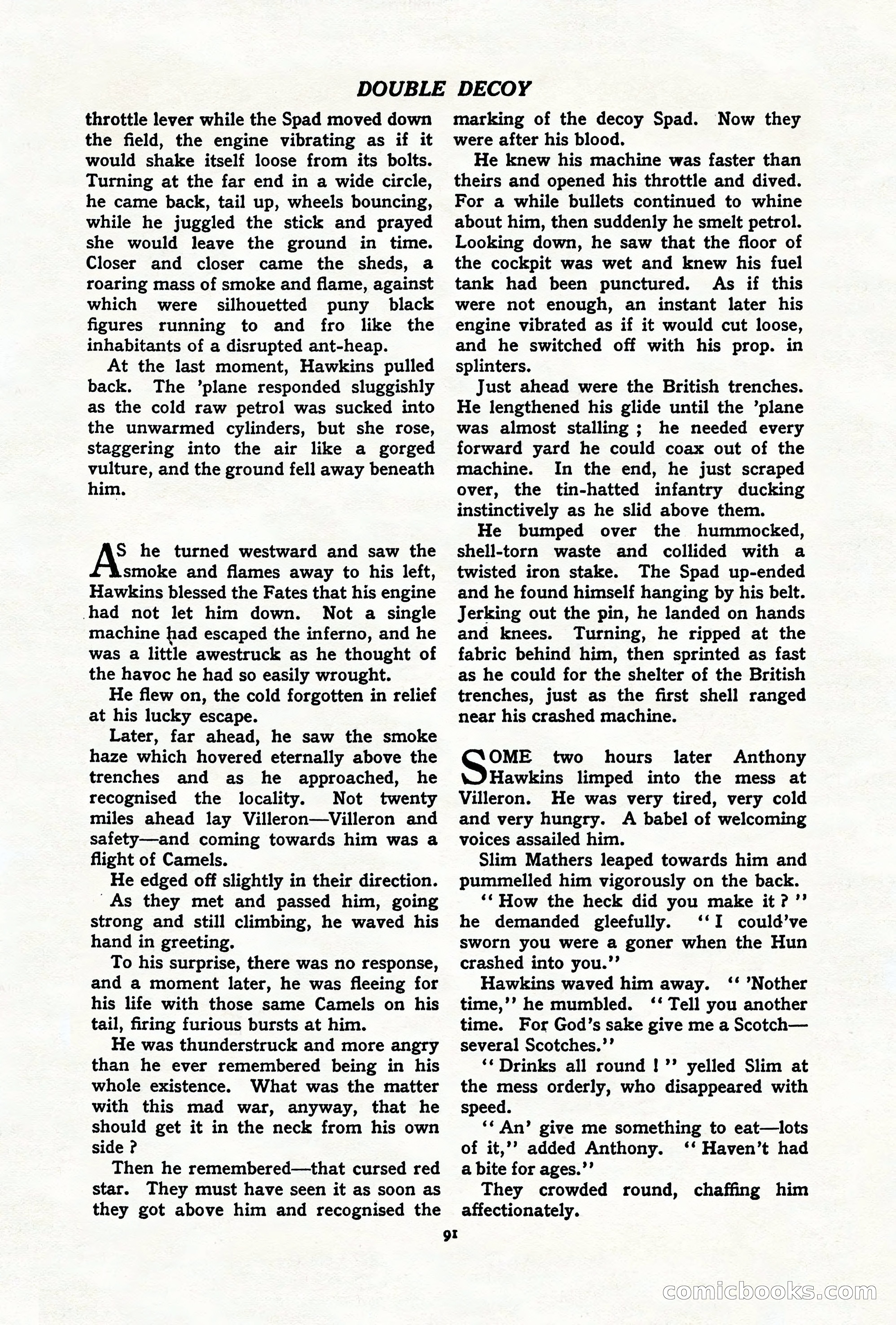 Air Stories, July 1937 — page 93 of 100
