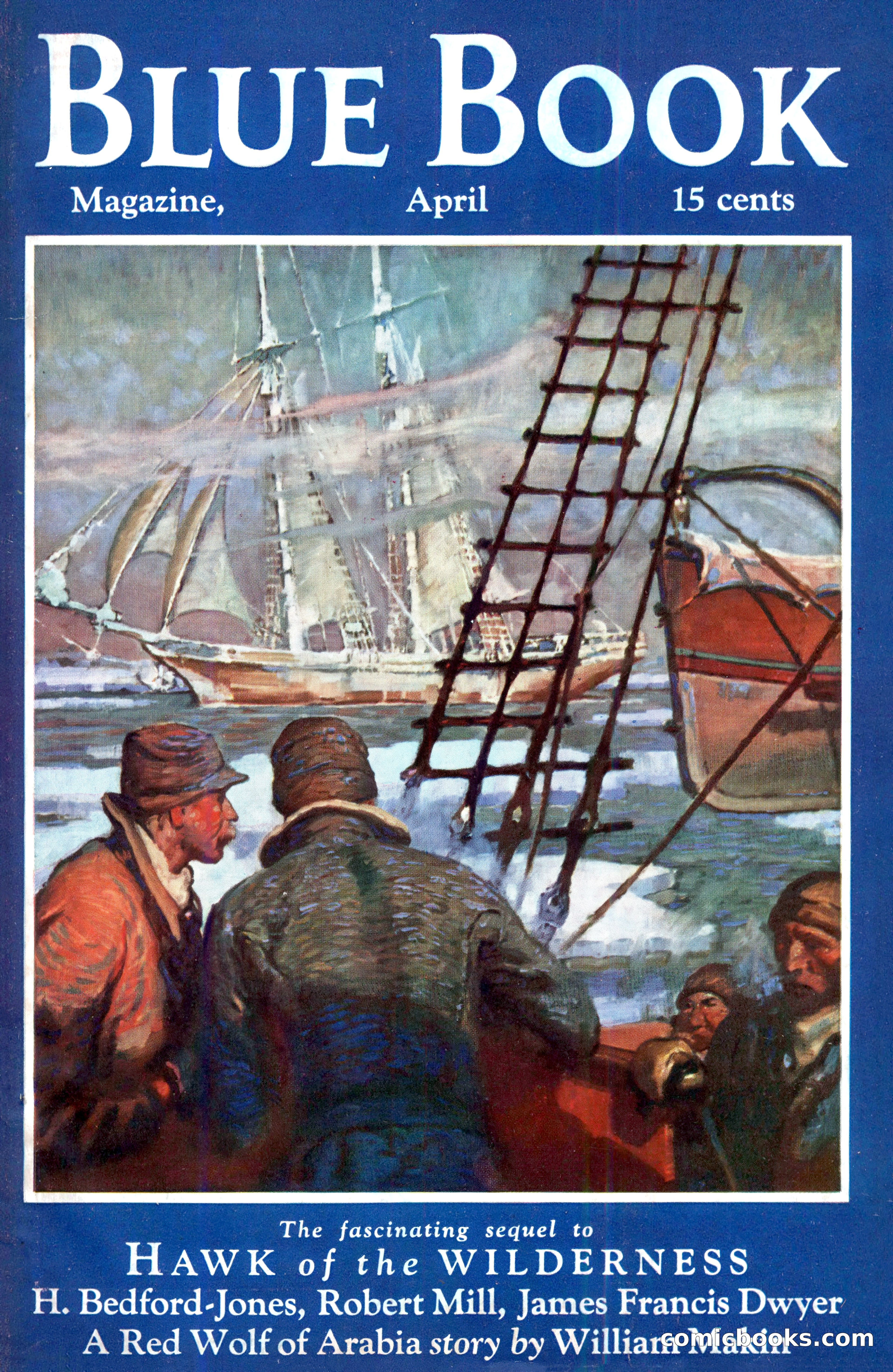 Blue Book Magazine, April 1936 — page 1 of 148