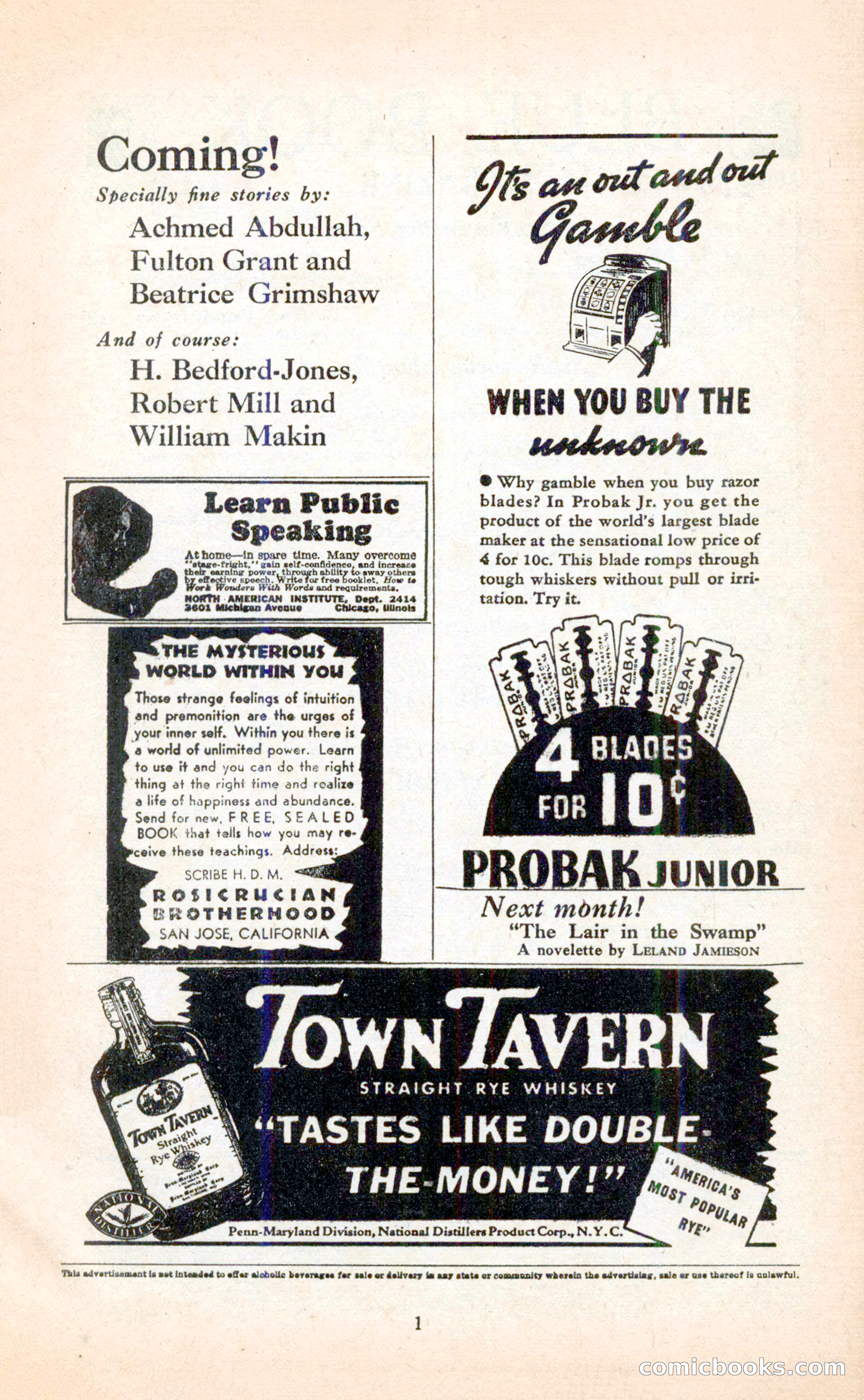 Blue Book Magazine, April 1936 — page 3 of 148