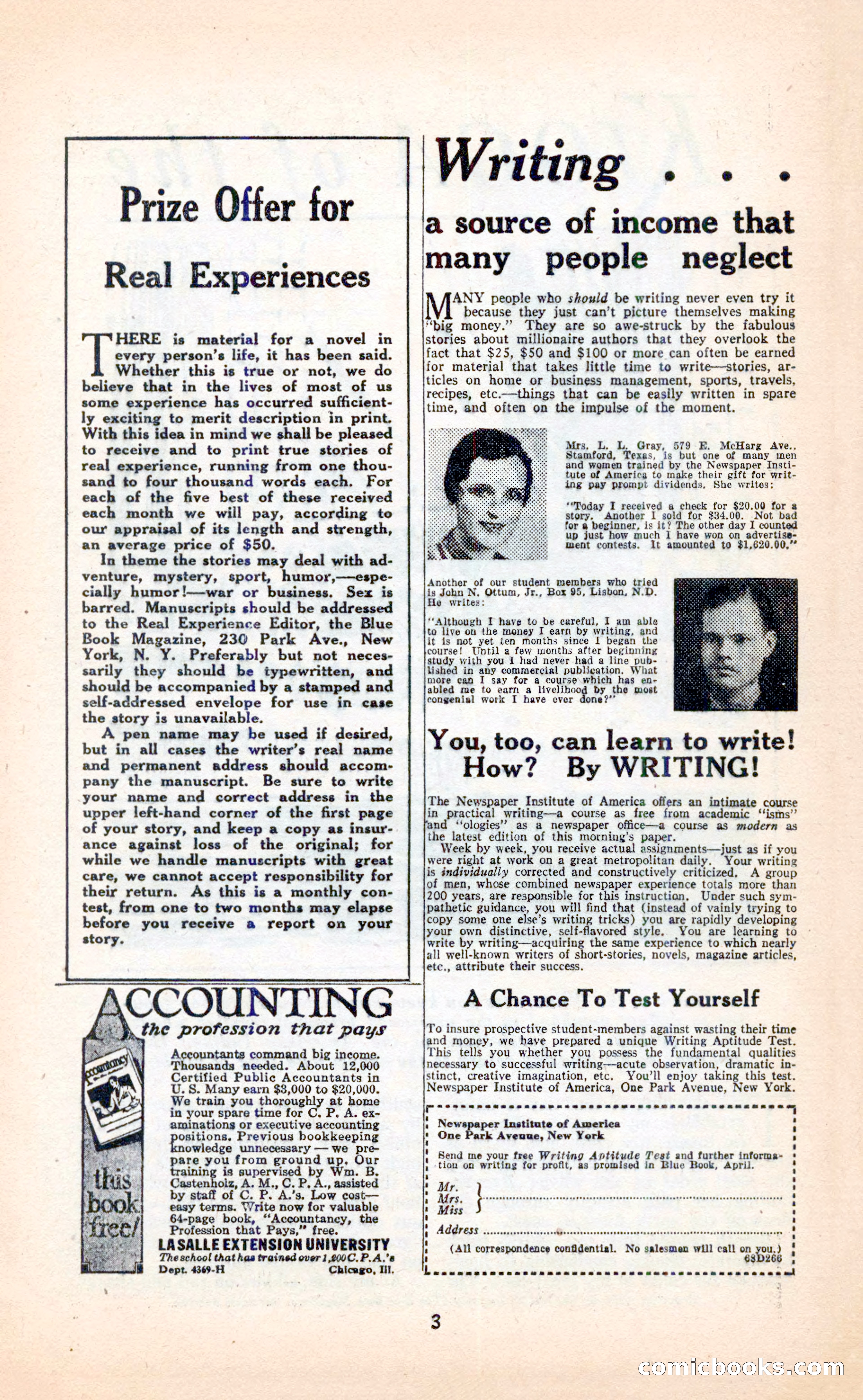 Blue Book Magazine, April 1936 — page 5 of 148