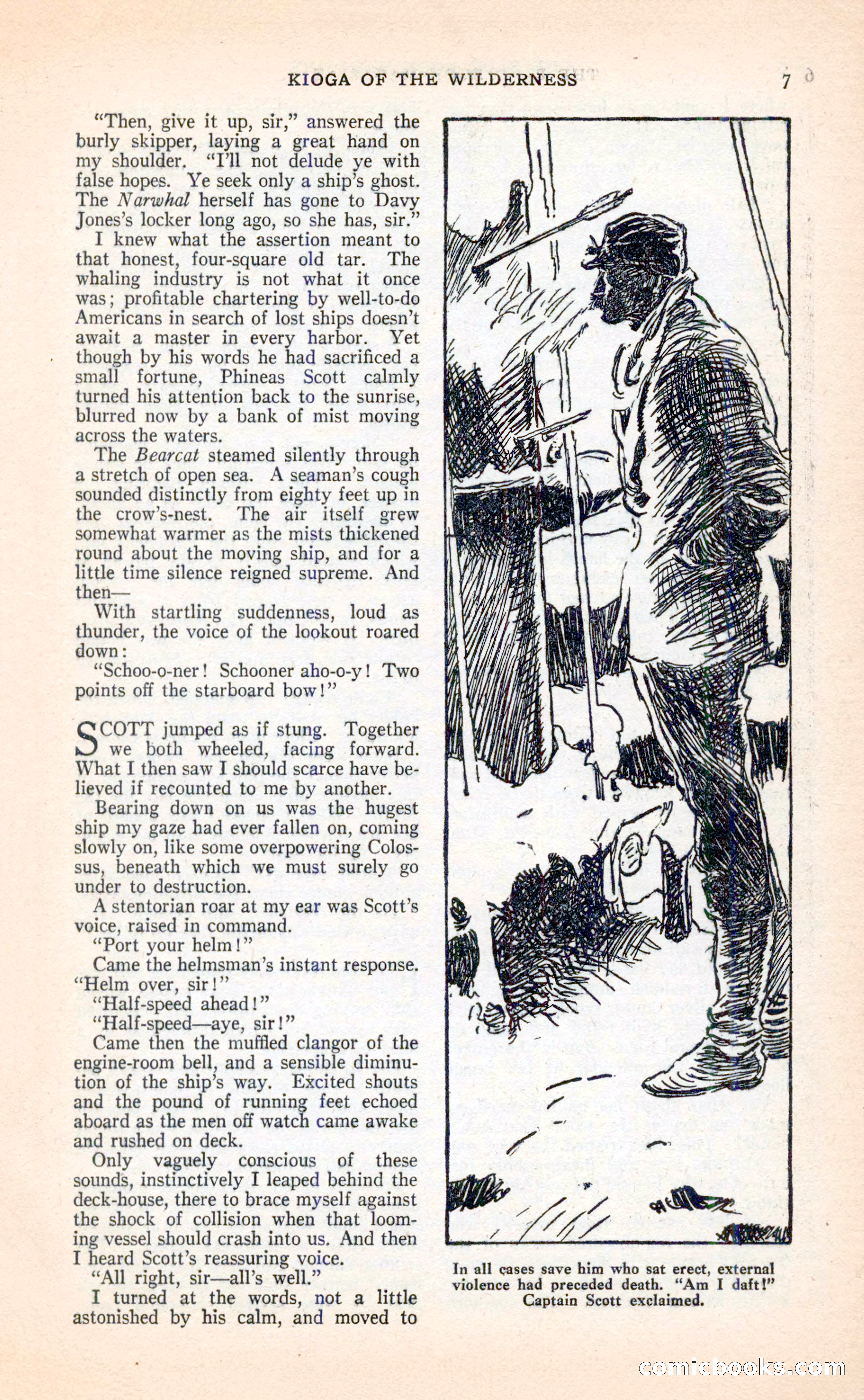 Blue Book Magazine, April 1936 — page 9 of 148