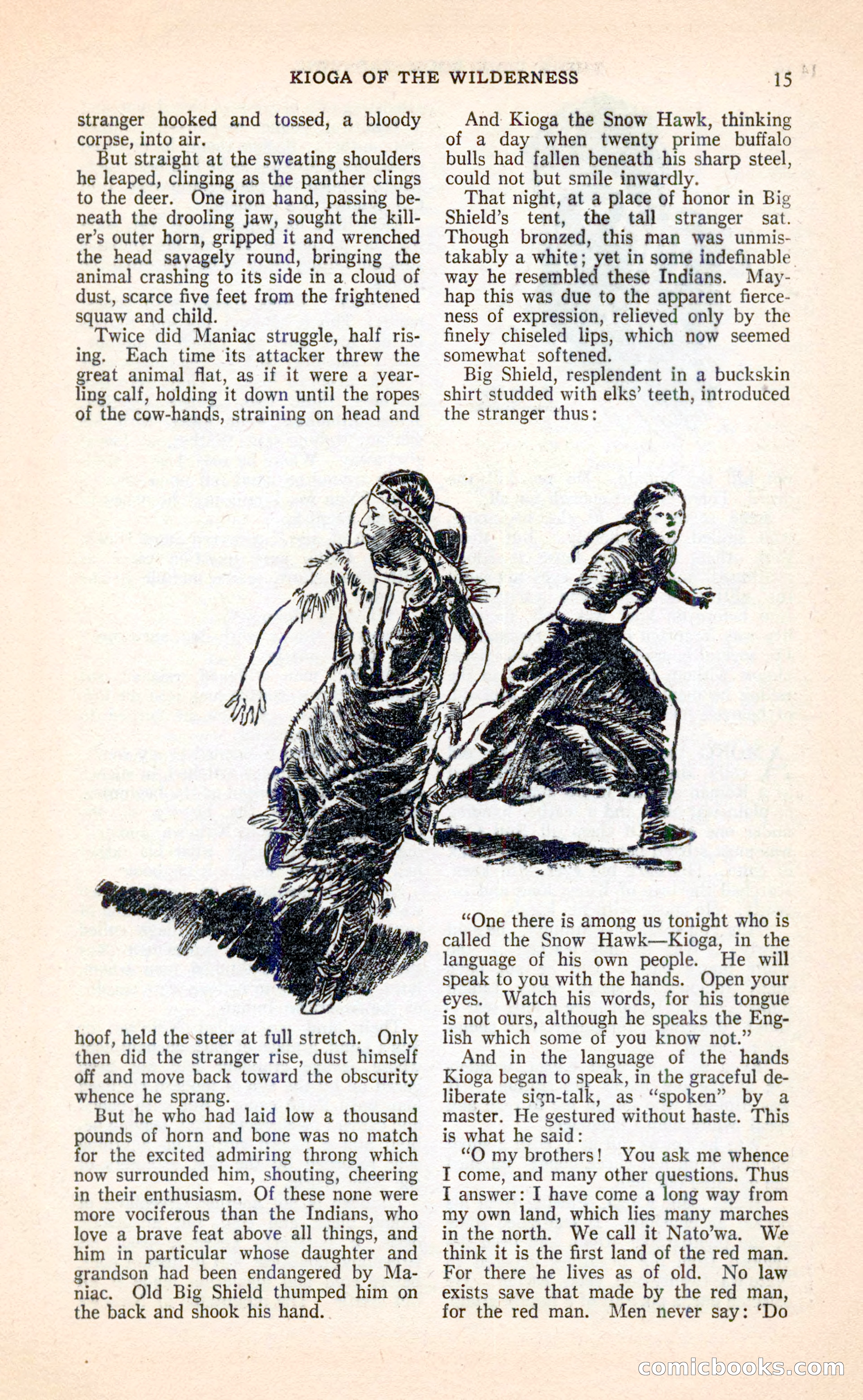Blue Book Magazine, April 1936 — page 17 of 148