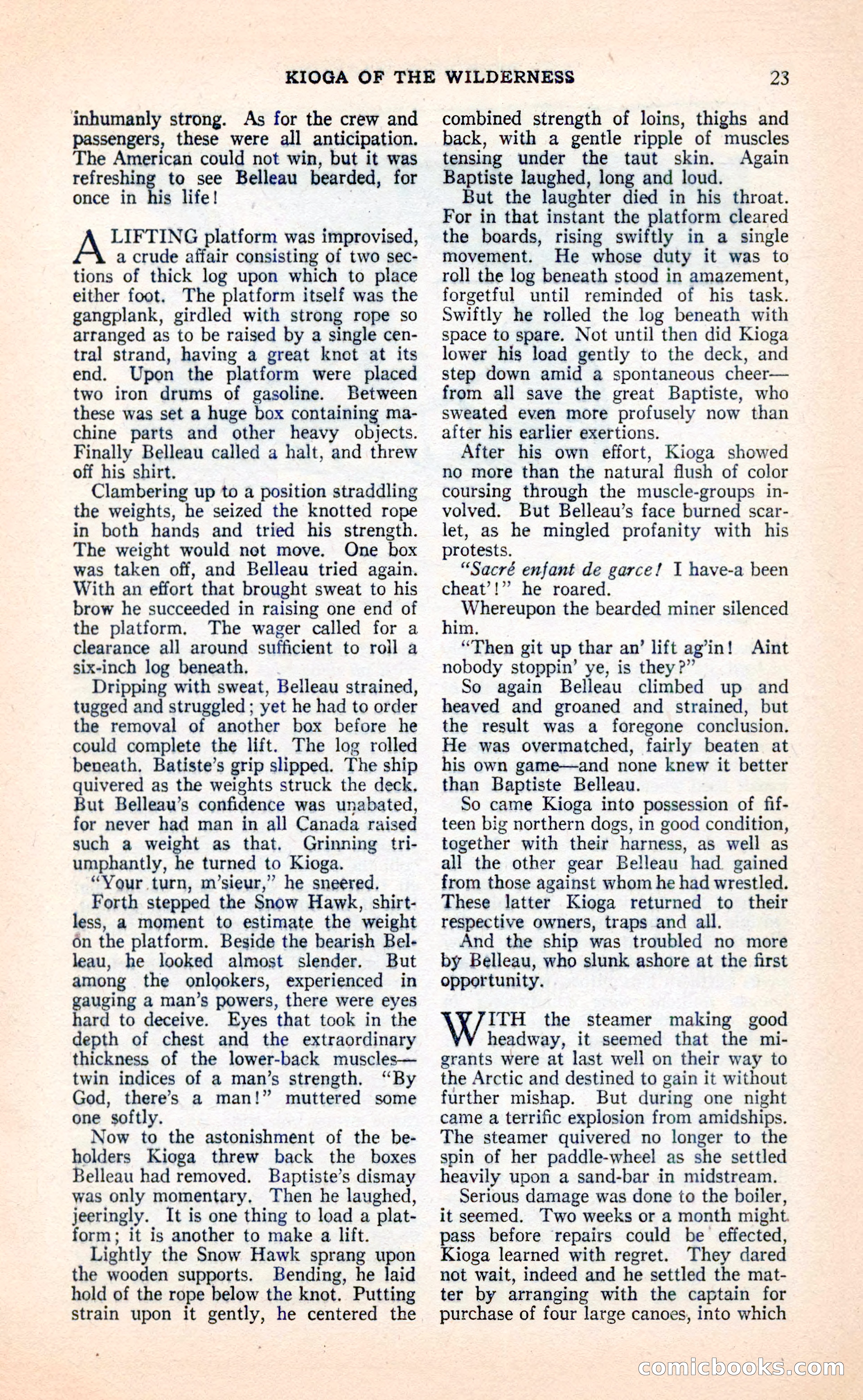 Blue Book Magazine, April 1936 — page 25 of 148