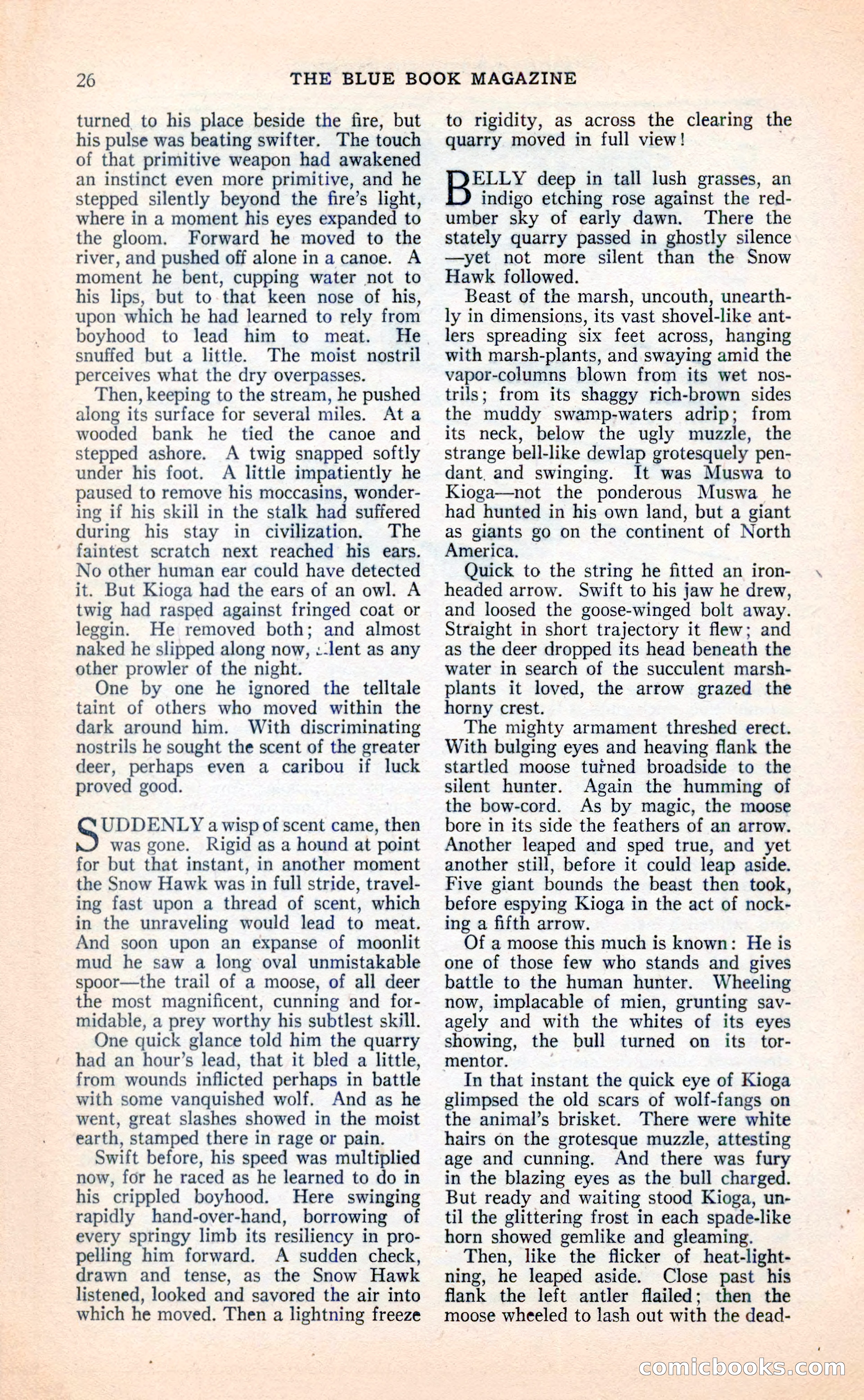 Blue Book Magazine, April 1936 — page 28 of 148