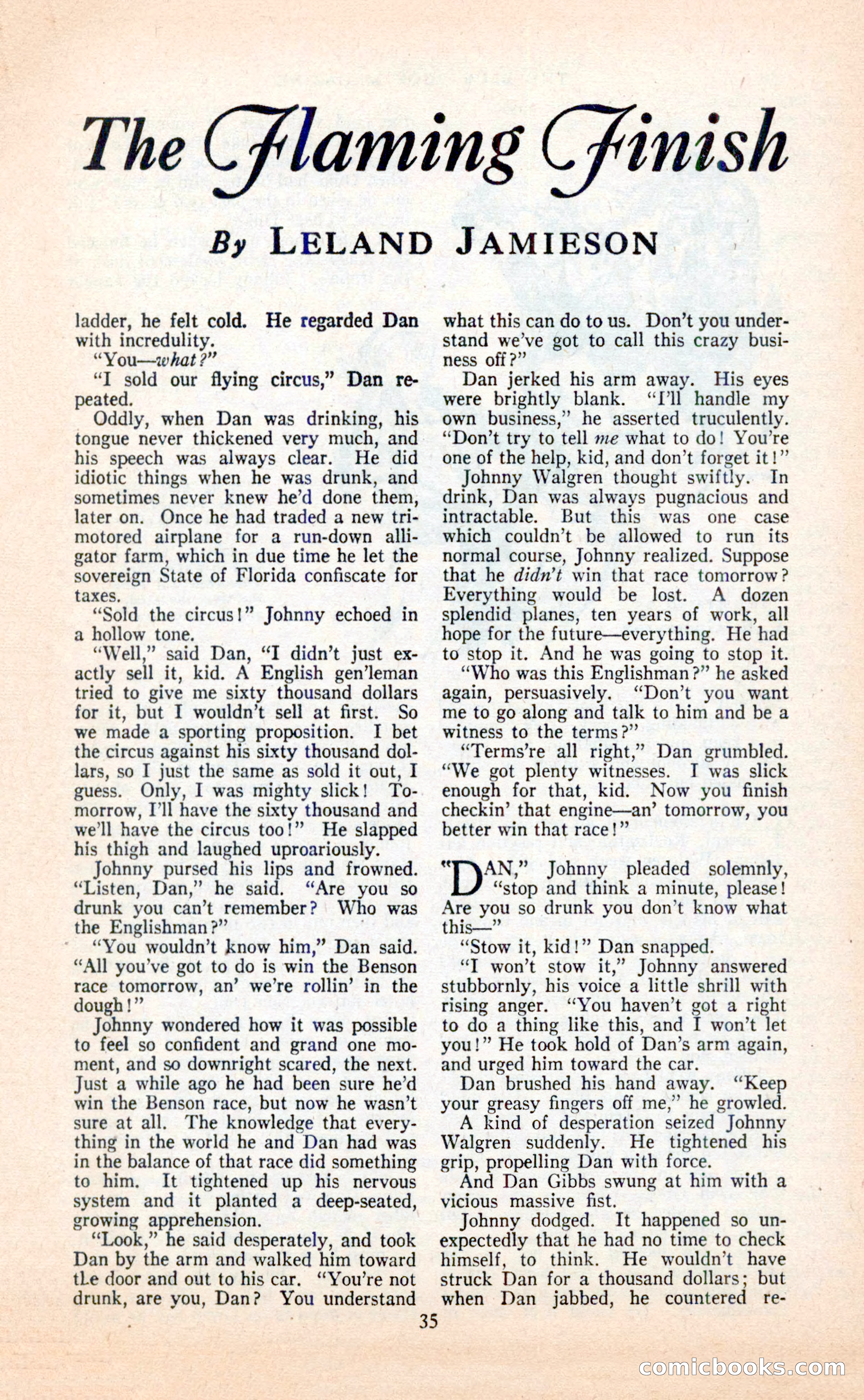 Blue Book Magazine, April 1936 — page 37 of 148