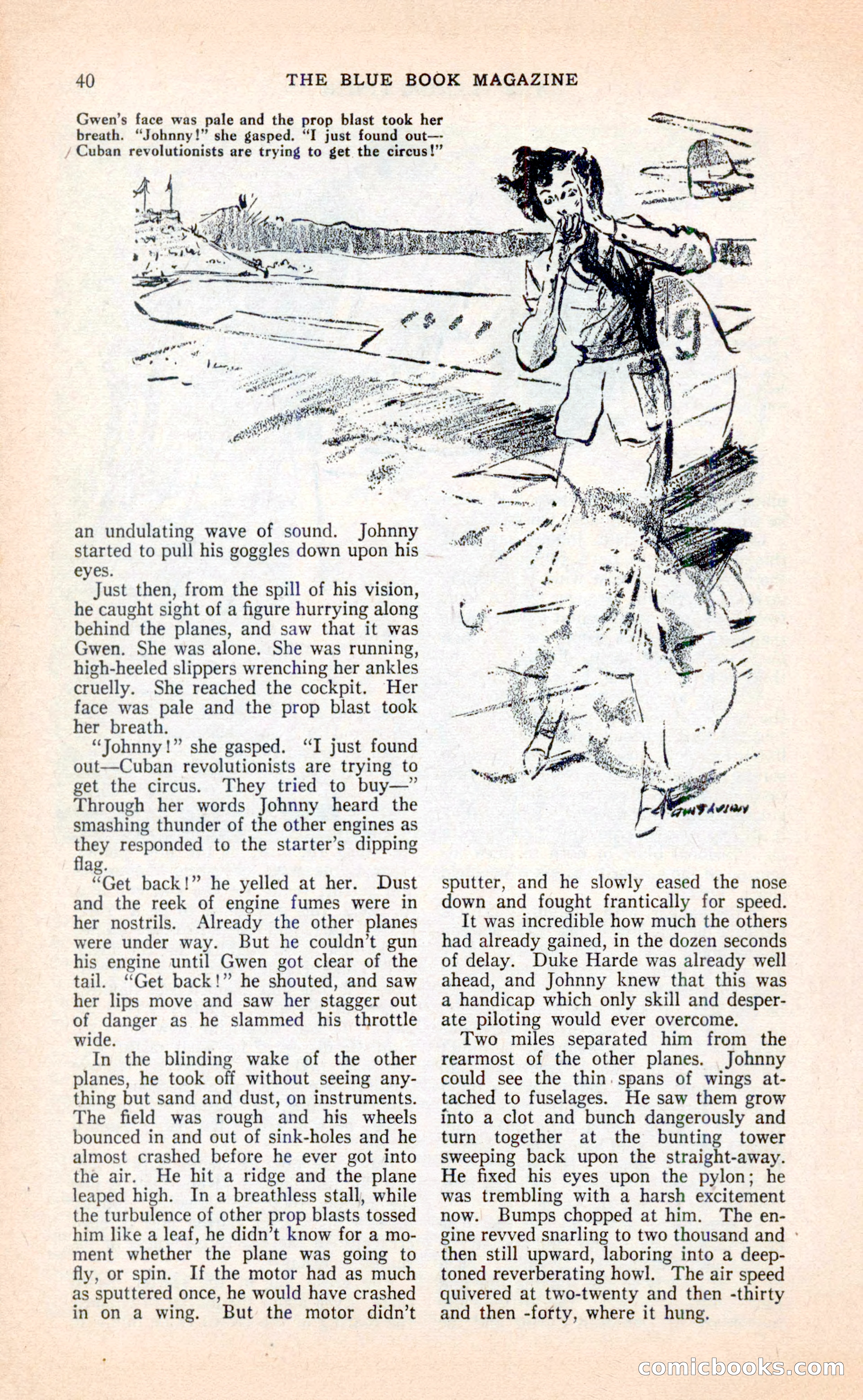 Blue Book Magazine, April 1936 — page 42 of 148
