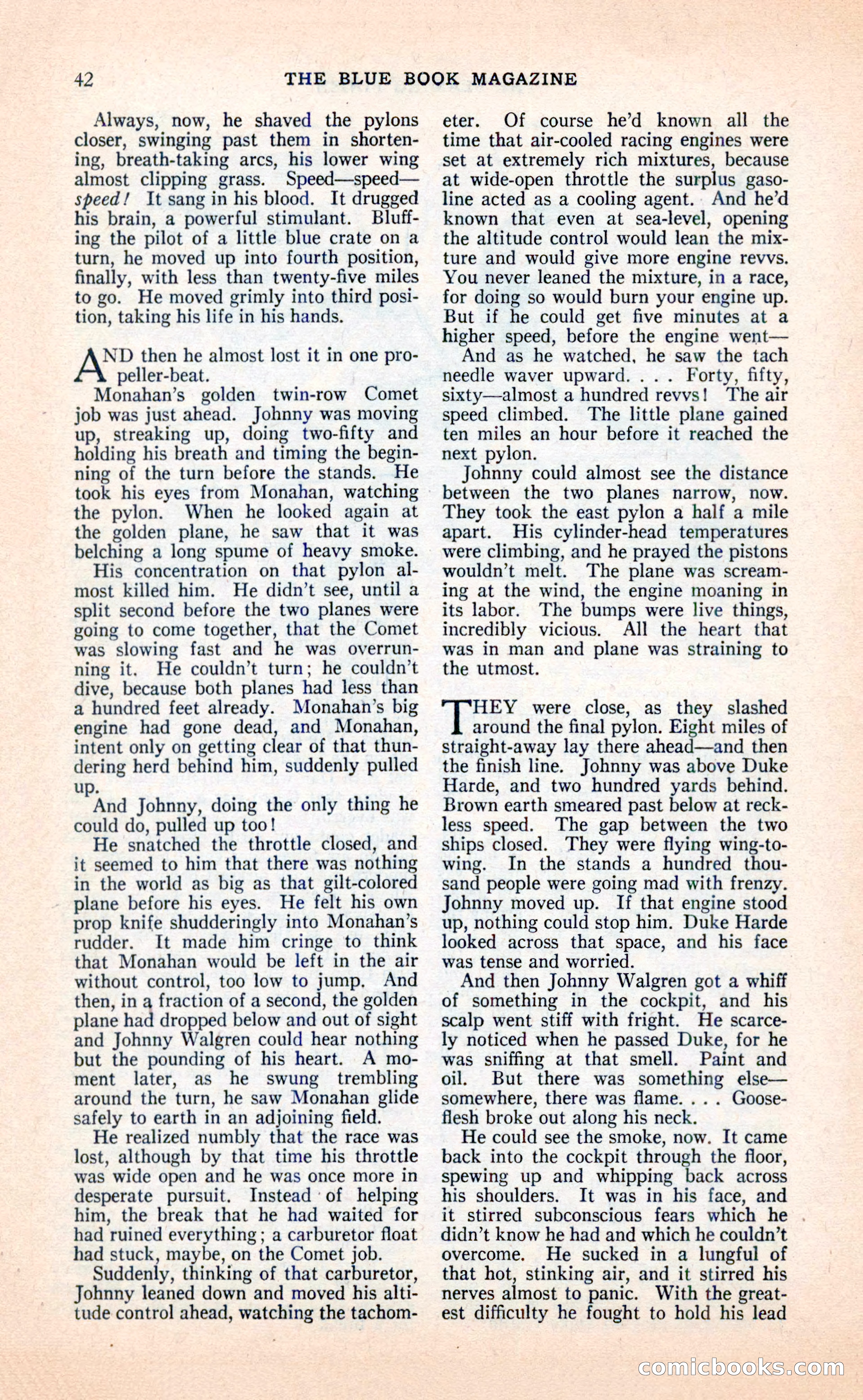 Blue Book Magazine, April 1936 — page 44 of 148
