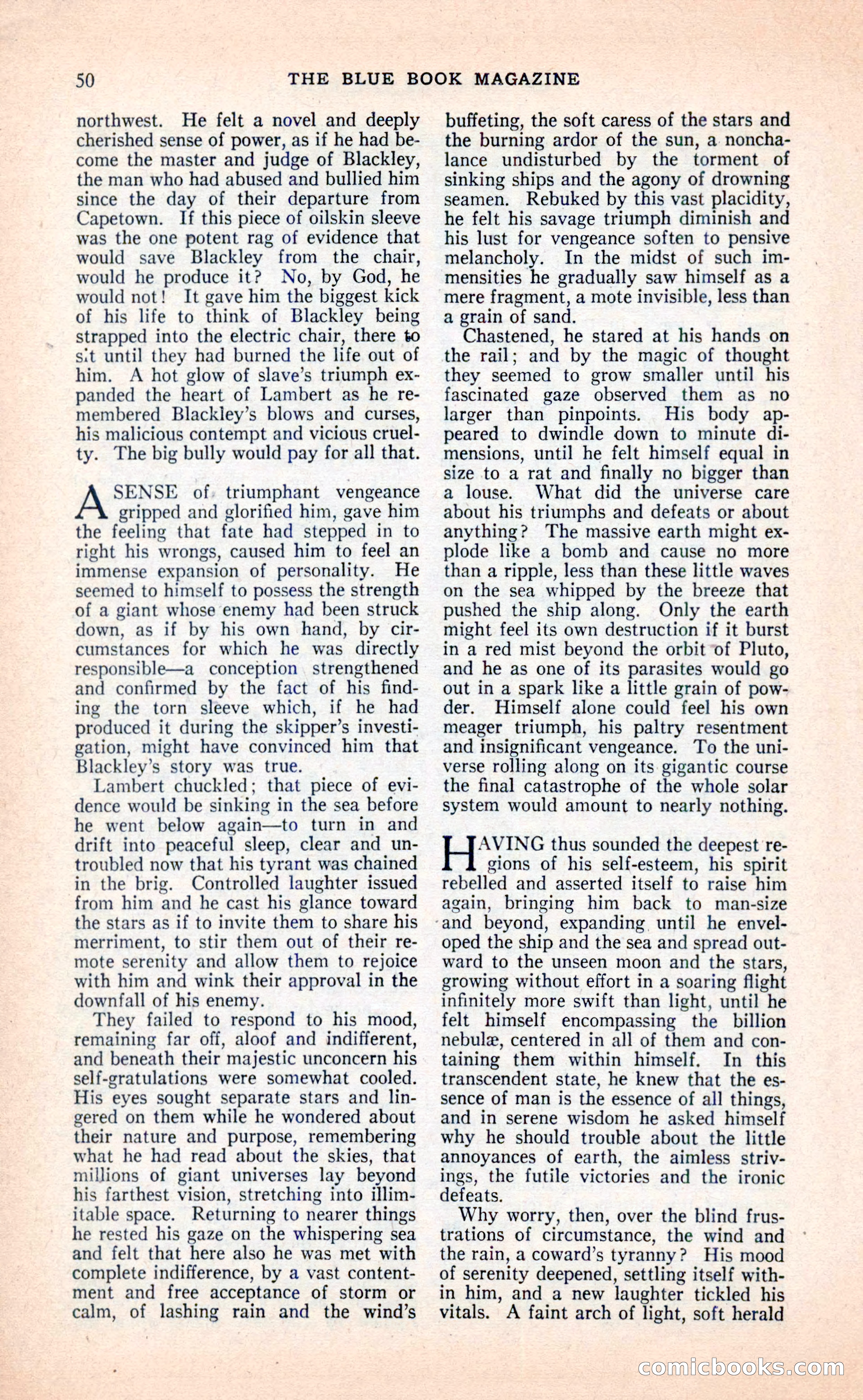 Blue Book Magazine, April 1936 — page 52 of 148