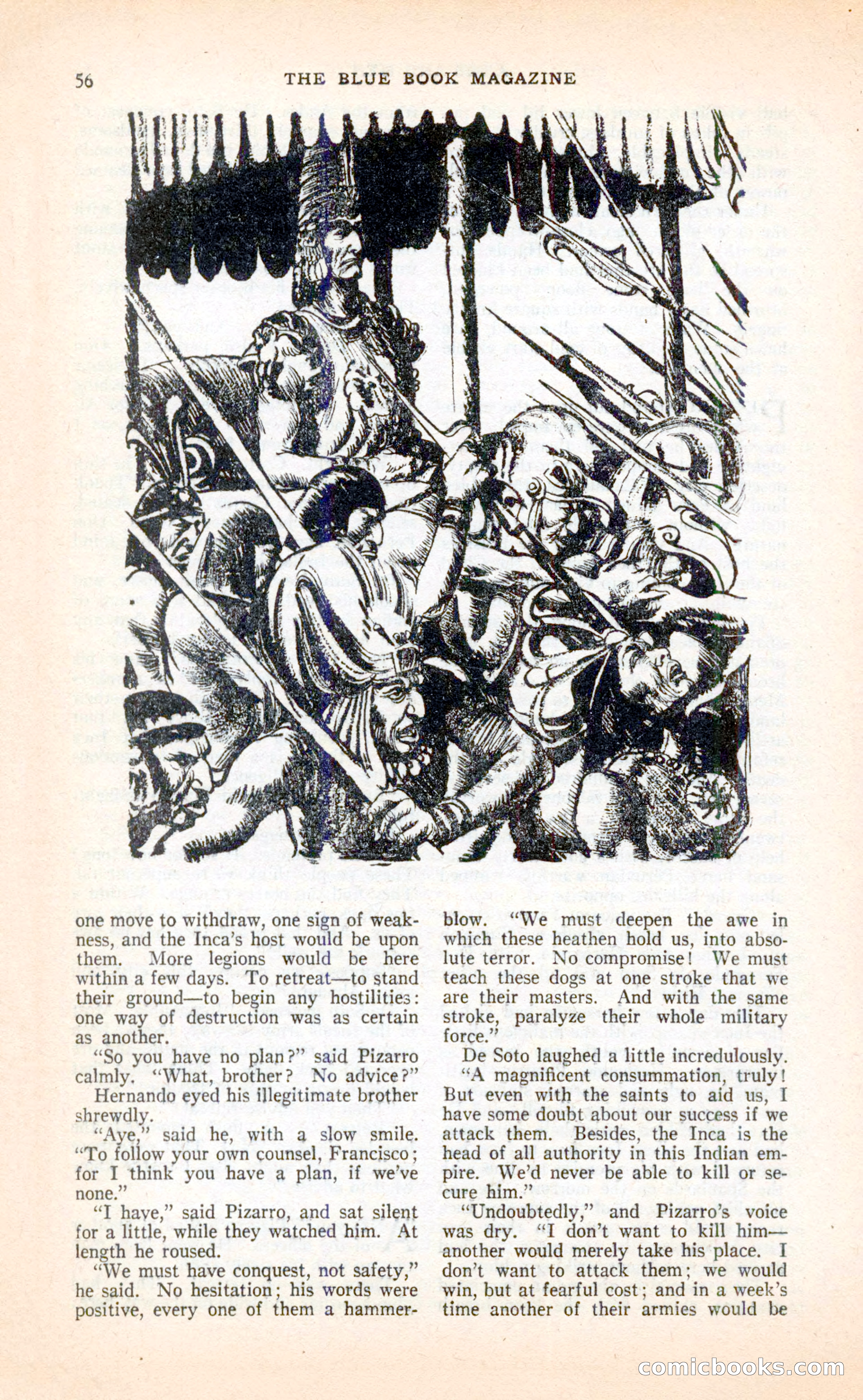 Blue Book Magazine, April 1936 — page 58 of 148