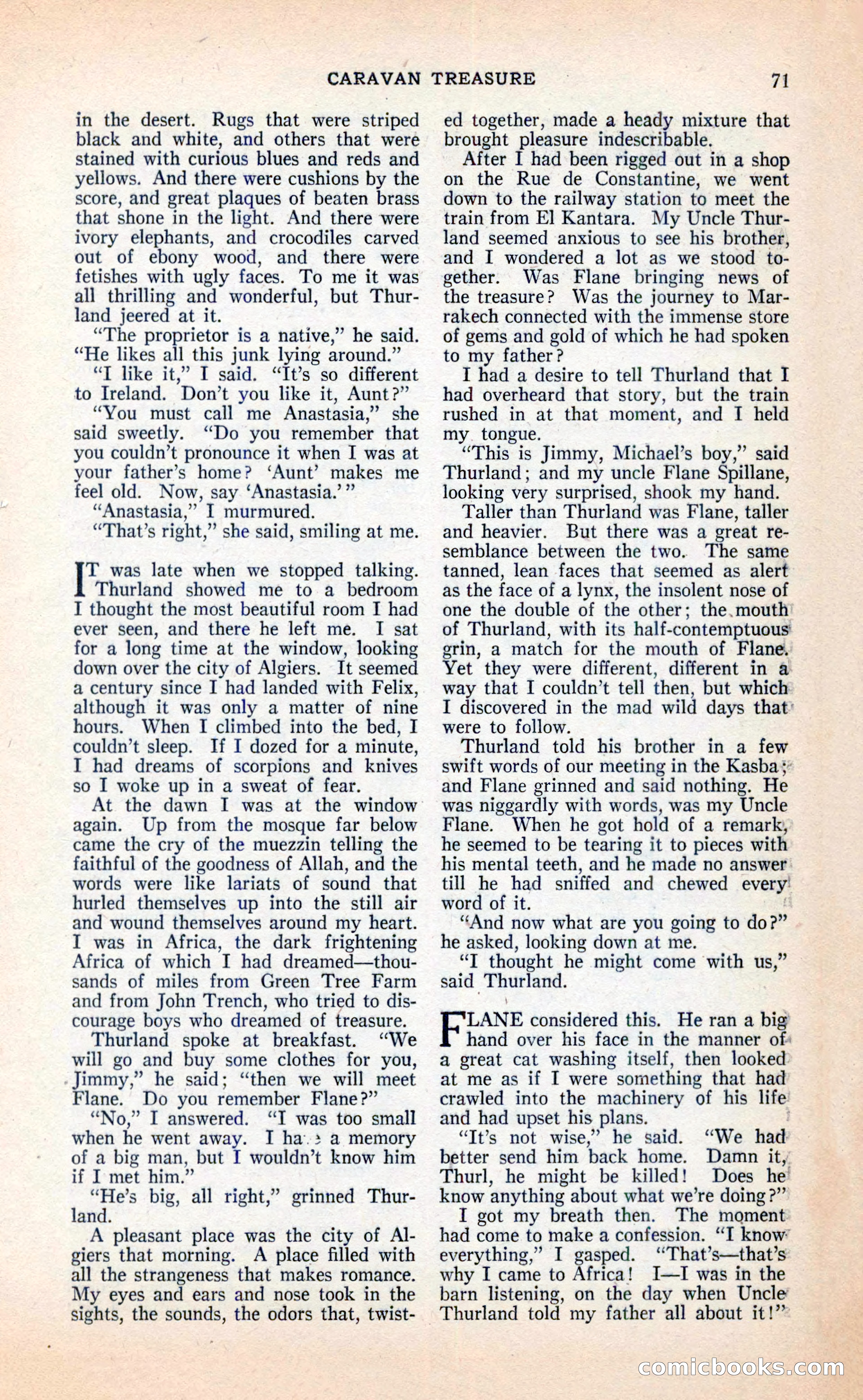 Blue Book Magazine, April 1936 — page 73 of 148