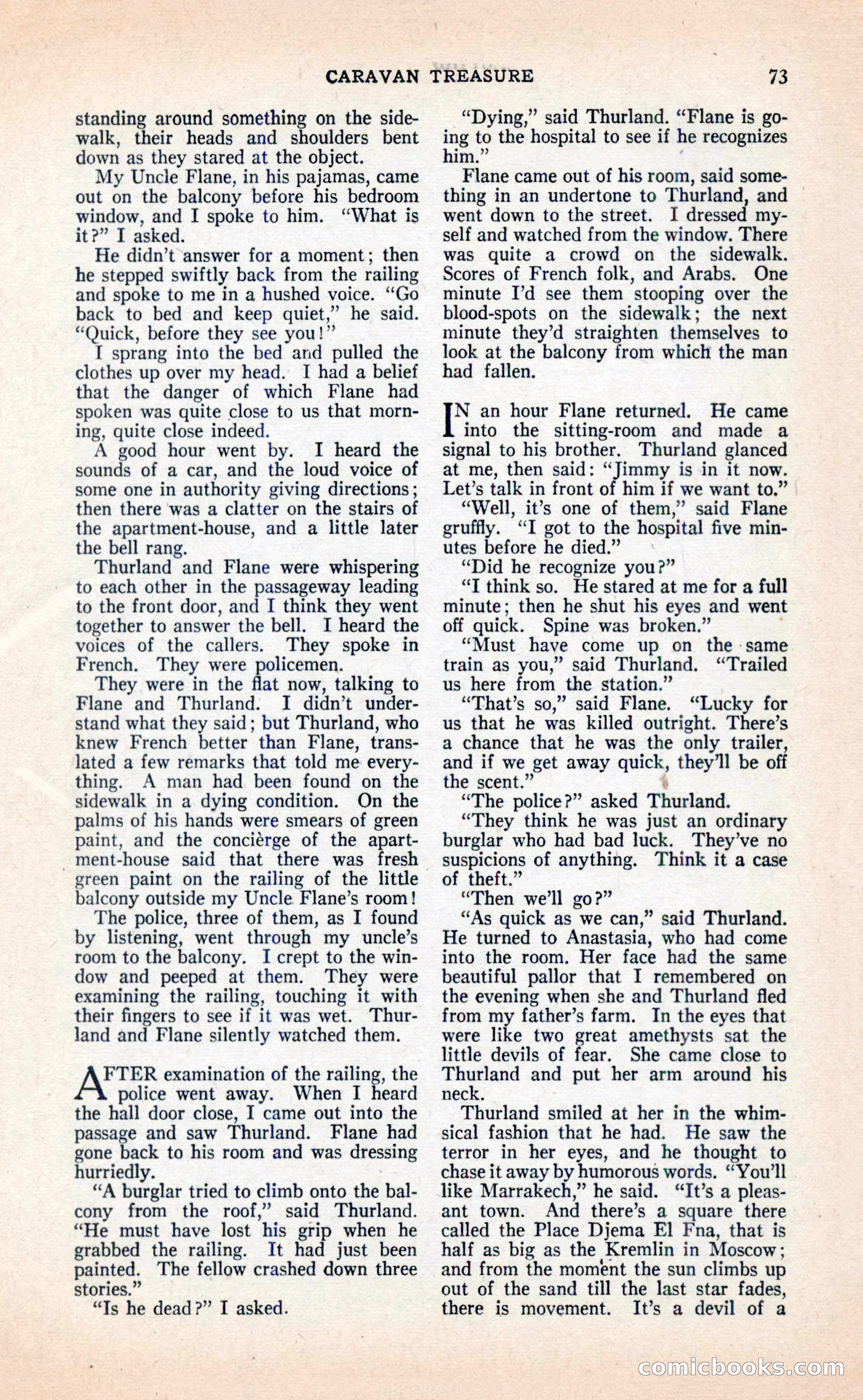 Blue Book Magazine, April 1936 — page 75 of 148