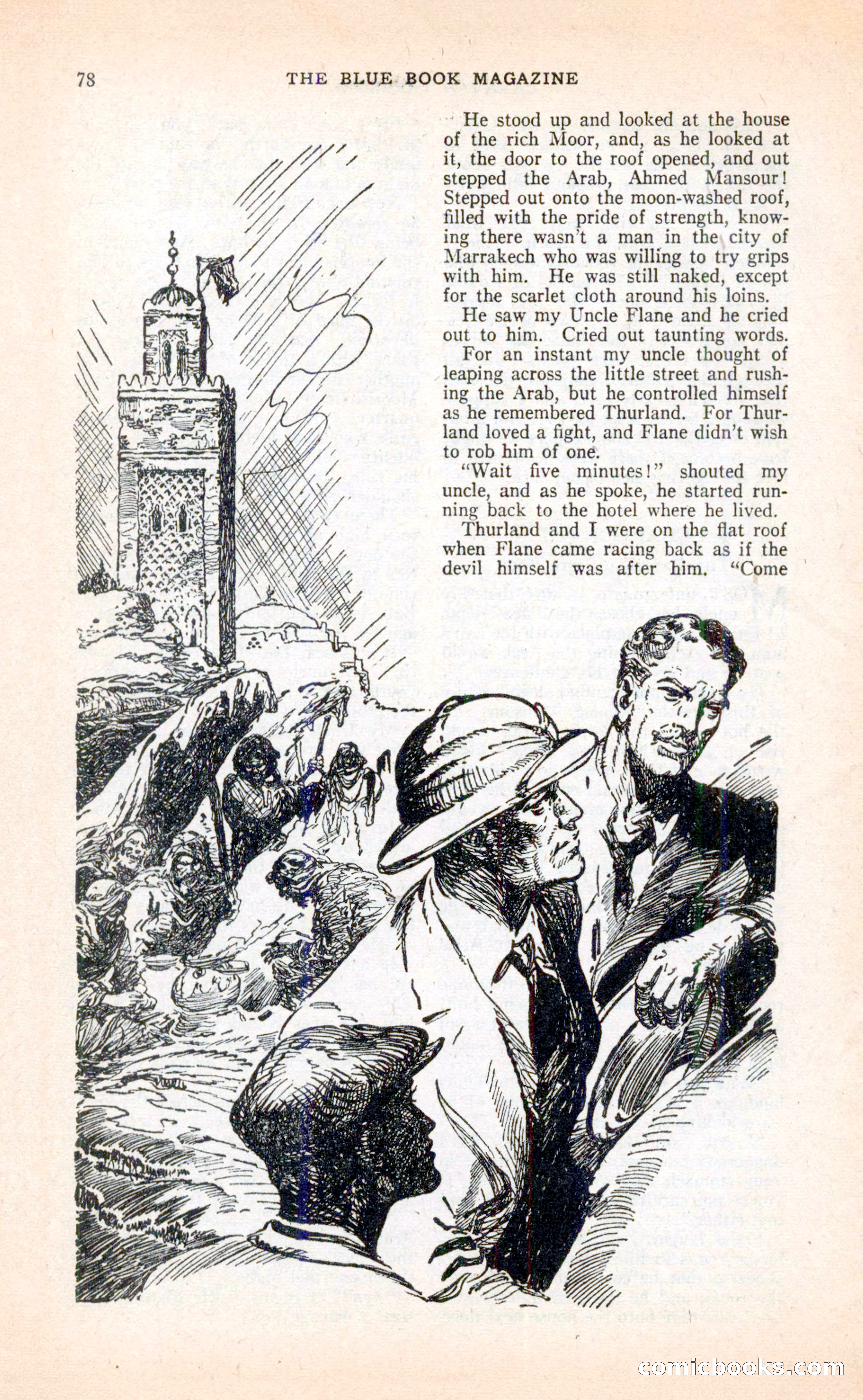 Blue Book Magazine, April 1936 — page 80 of 148