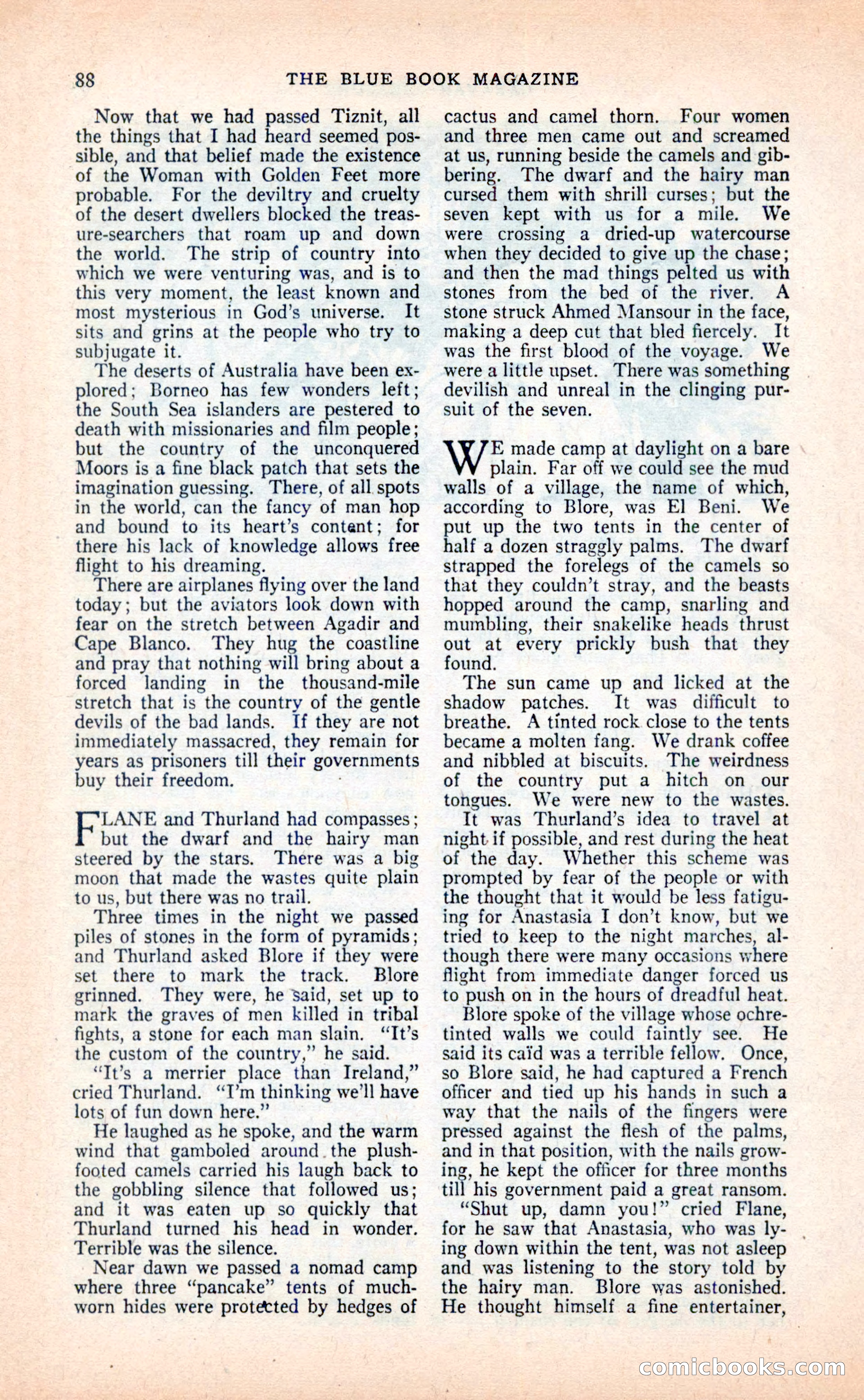 Blue Book Magazine, April 1936 — page 90 of 148