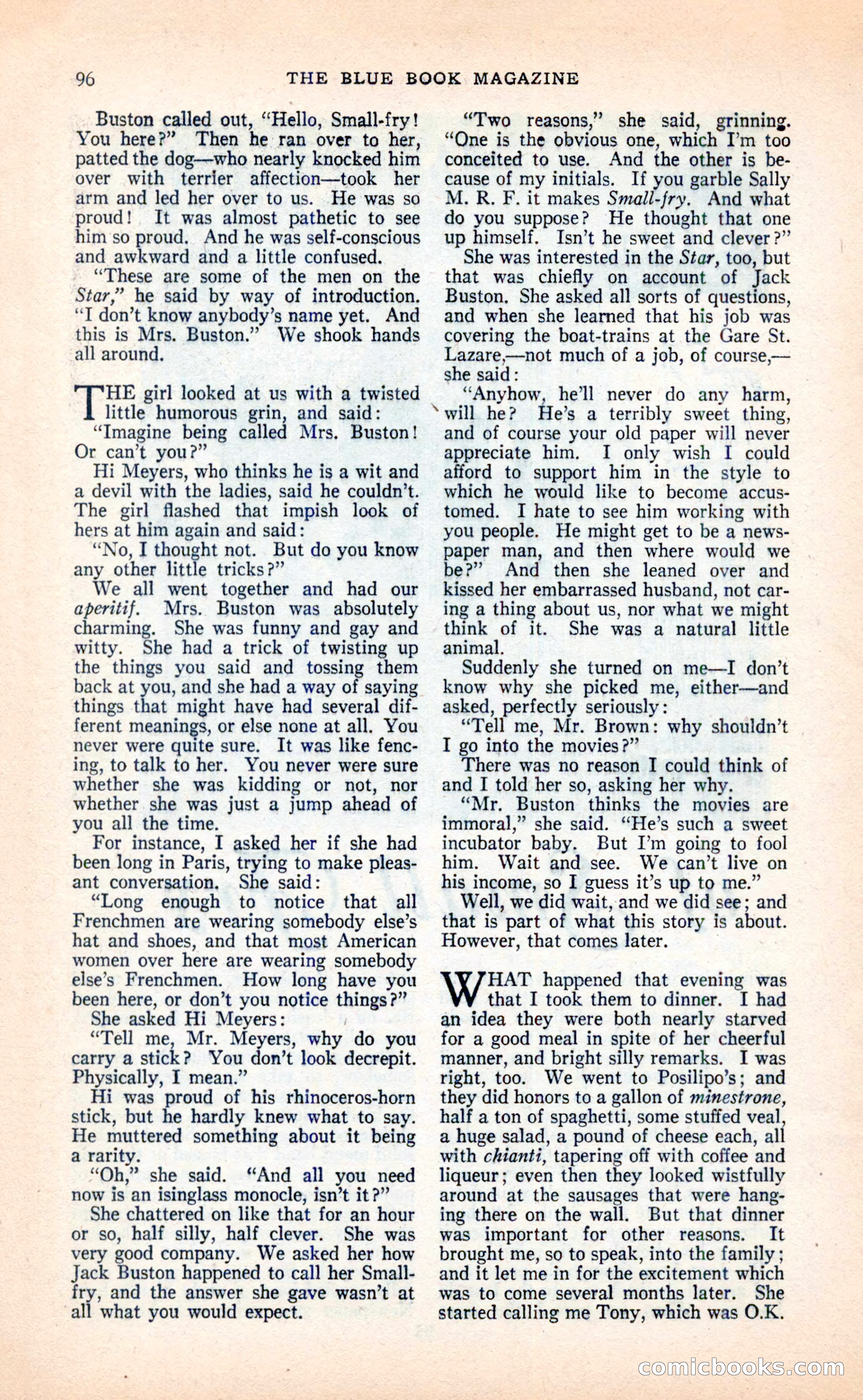 Blue Book Magazine, April 1936 — page 98 of 148