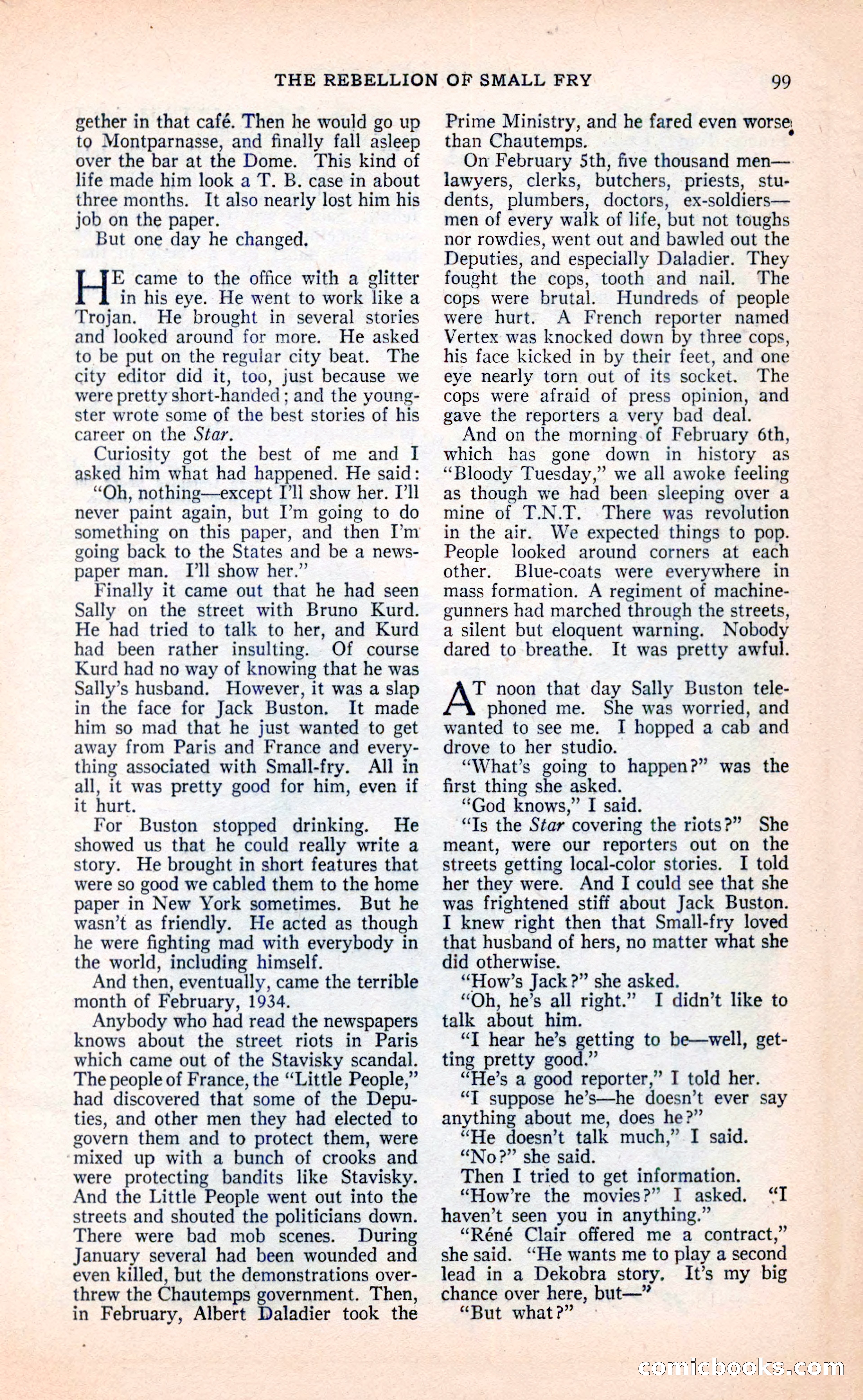 Blue Book Magazine, April 1936 — page 101 of 148