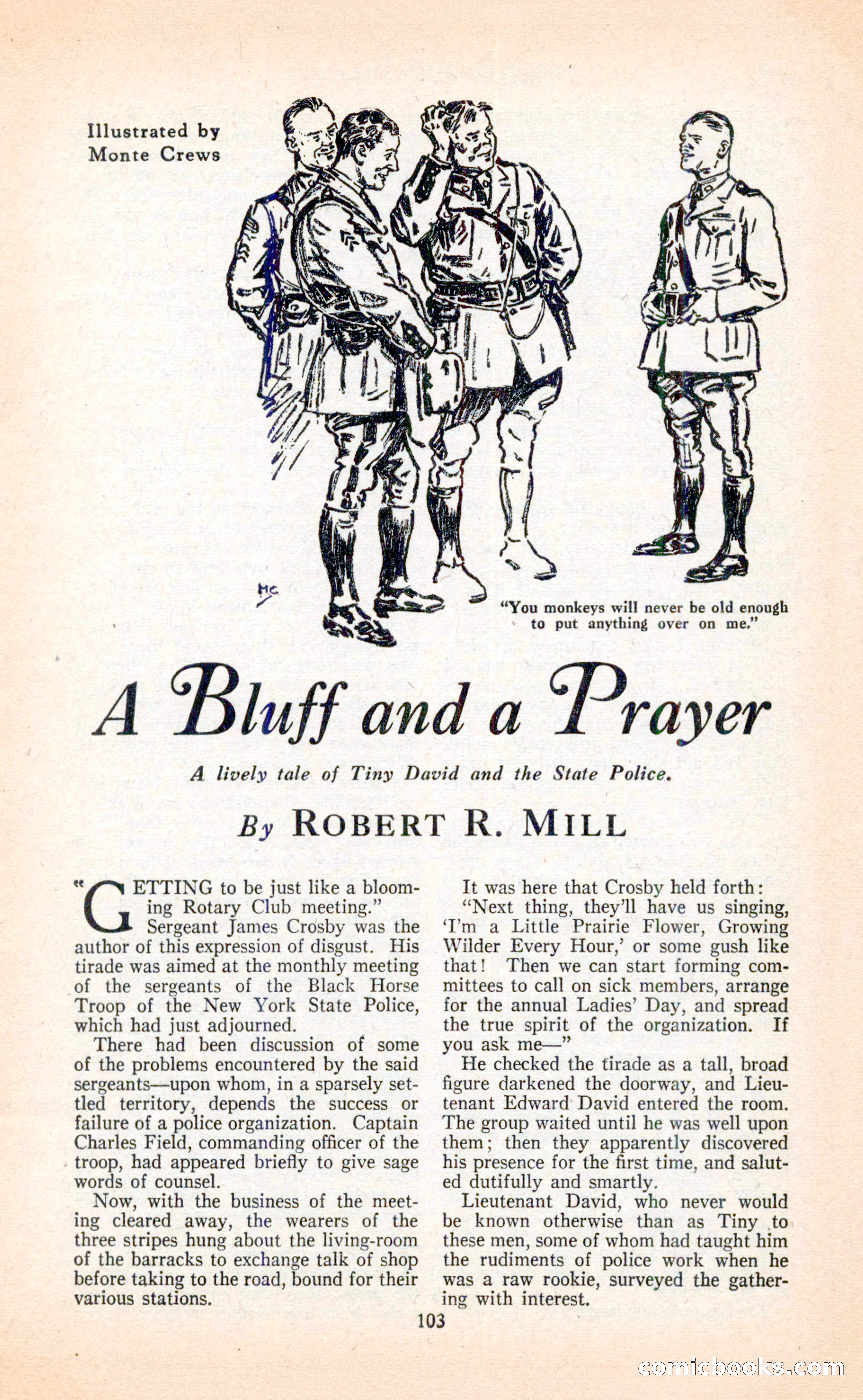 Blue Book Magazine, April 1936 — page 105 of 148