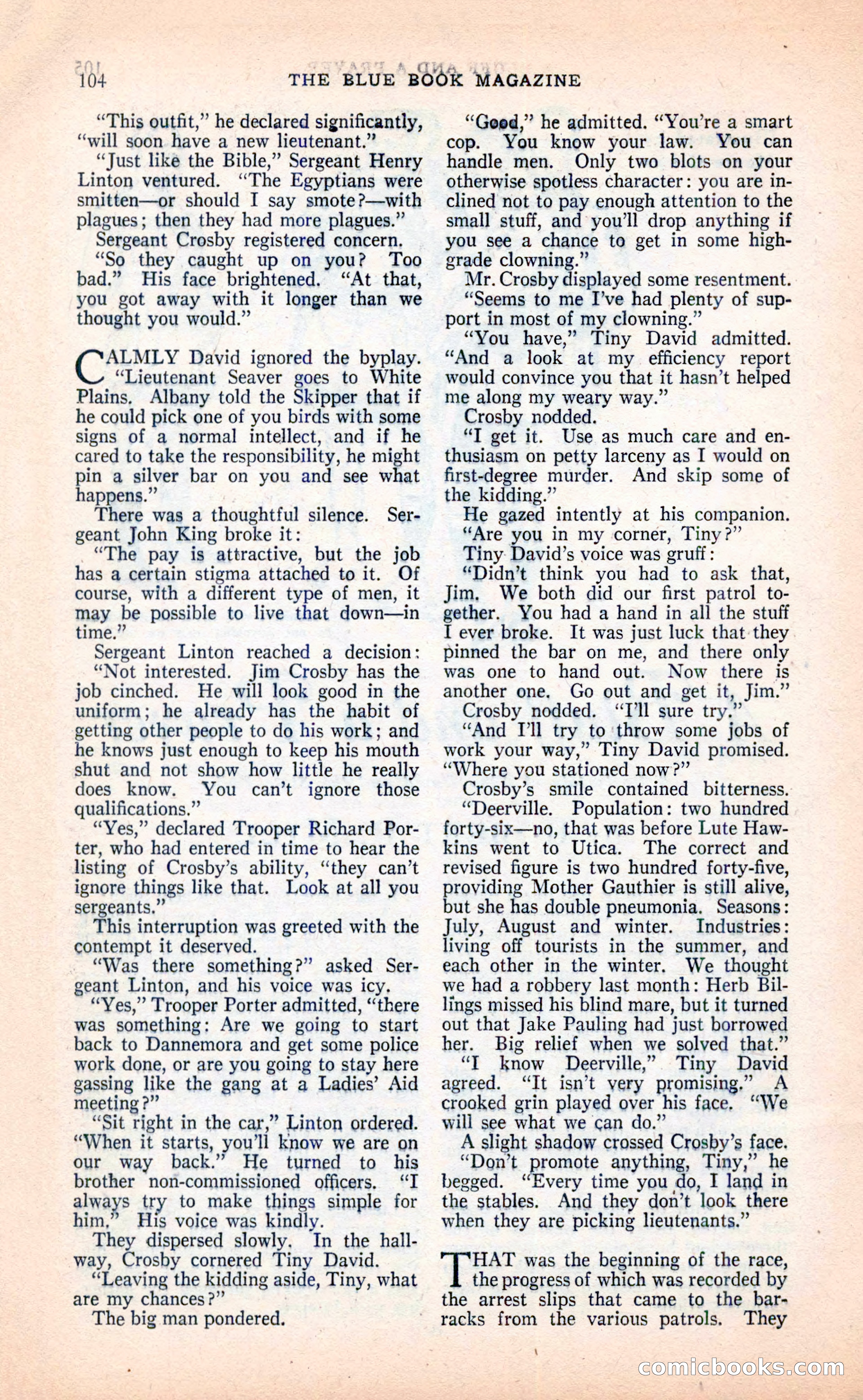 Blue Book Magazine, April 1936 — page 106 of 148
