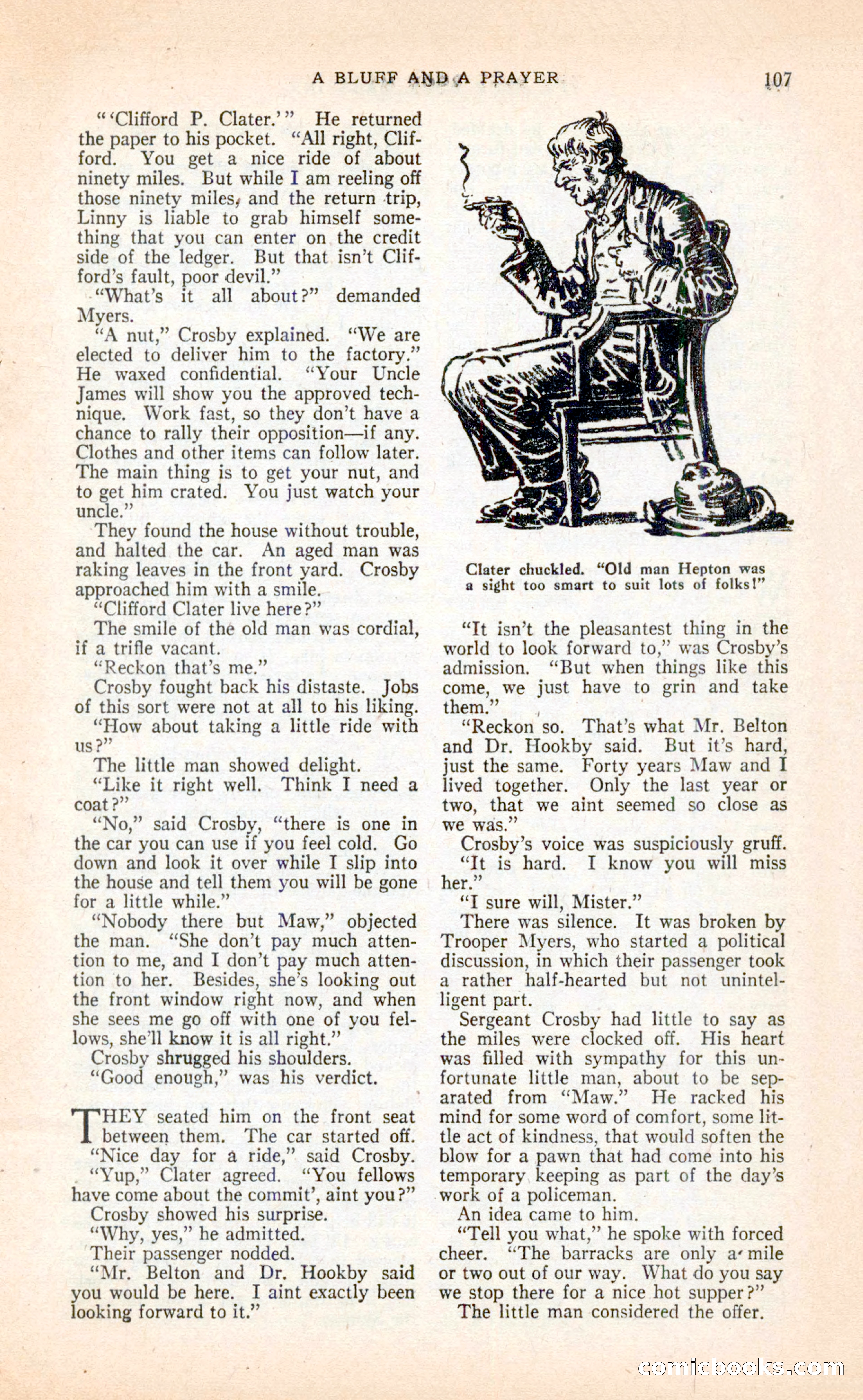 Blue Book Magazine, April 1936 — page 109 of 148