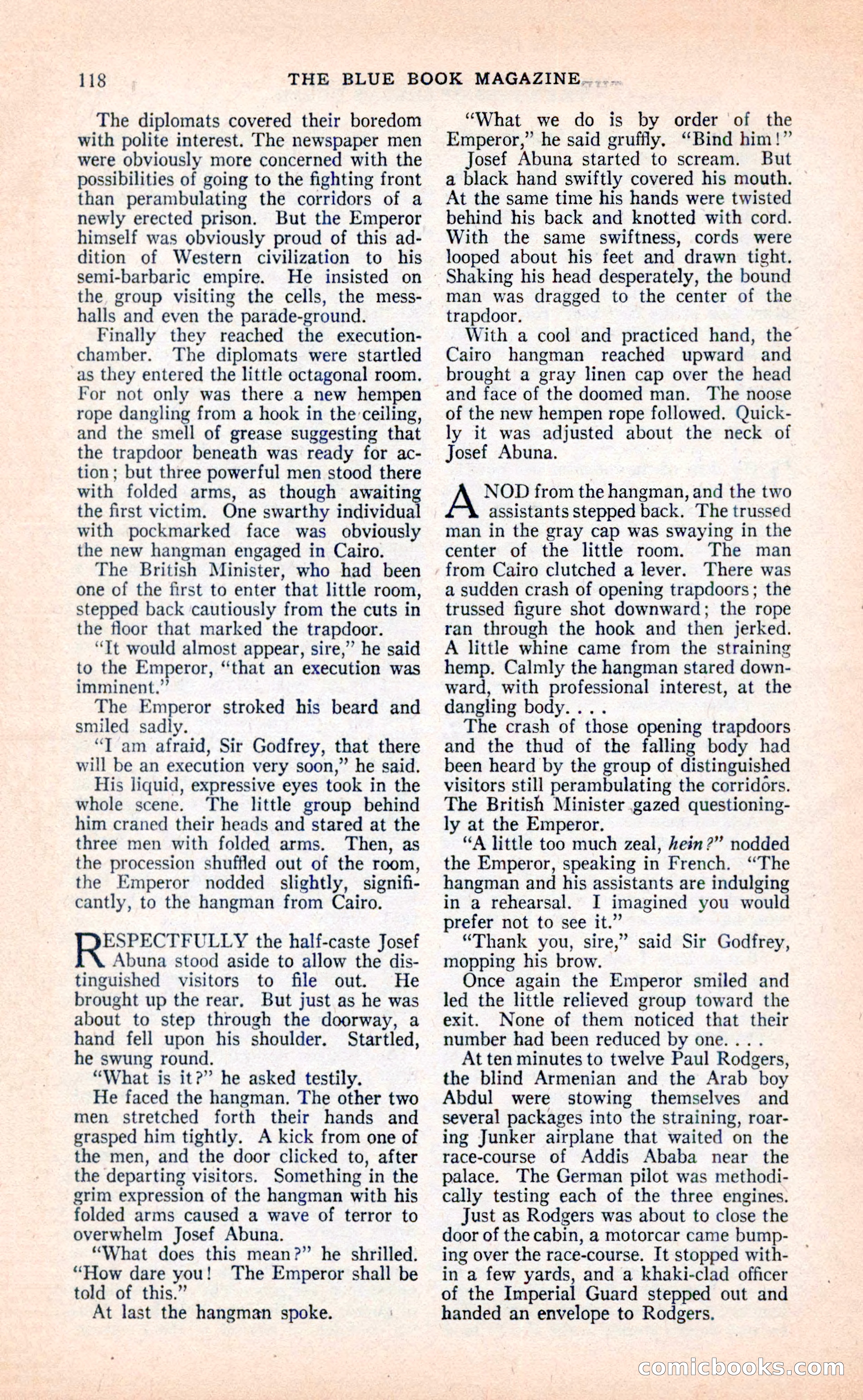 Blue Book Magazine, April 1936 — page 120 of 148