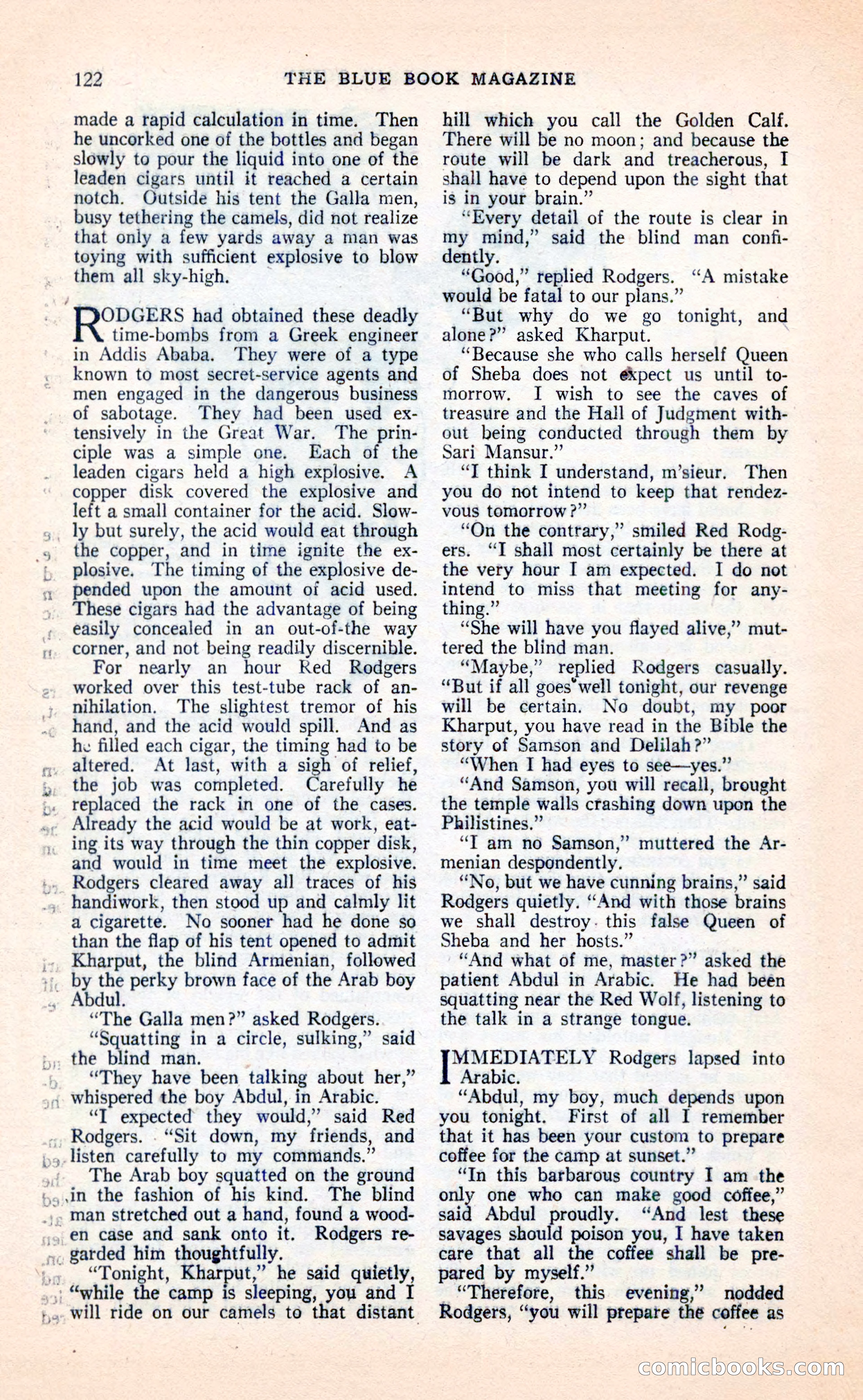 Blue Book Magazine, April 1936 — page 124 of 148