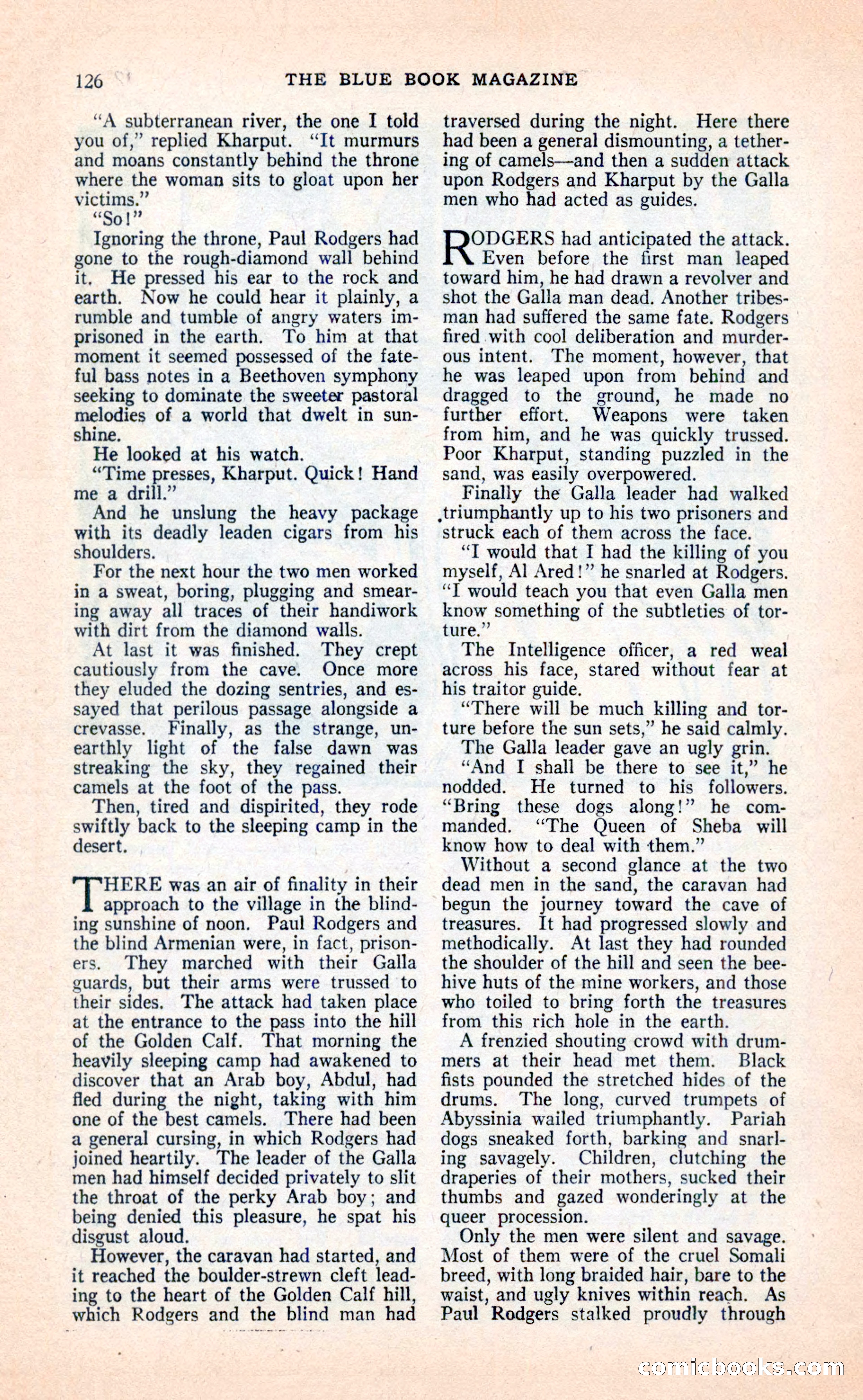 Blue Book Magazine, April 1936 — page 128 of 148