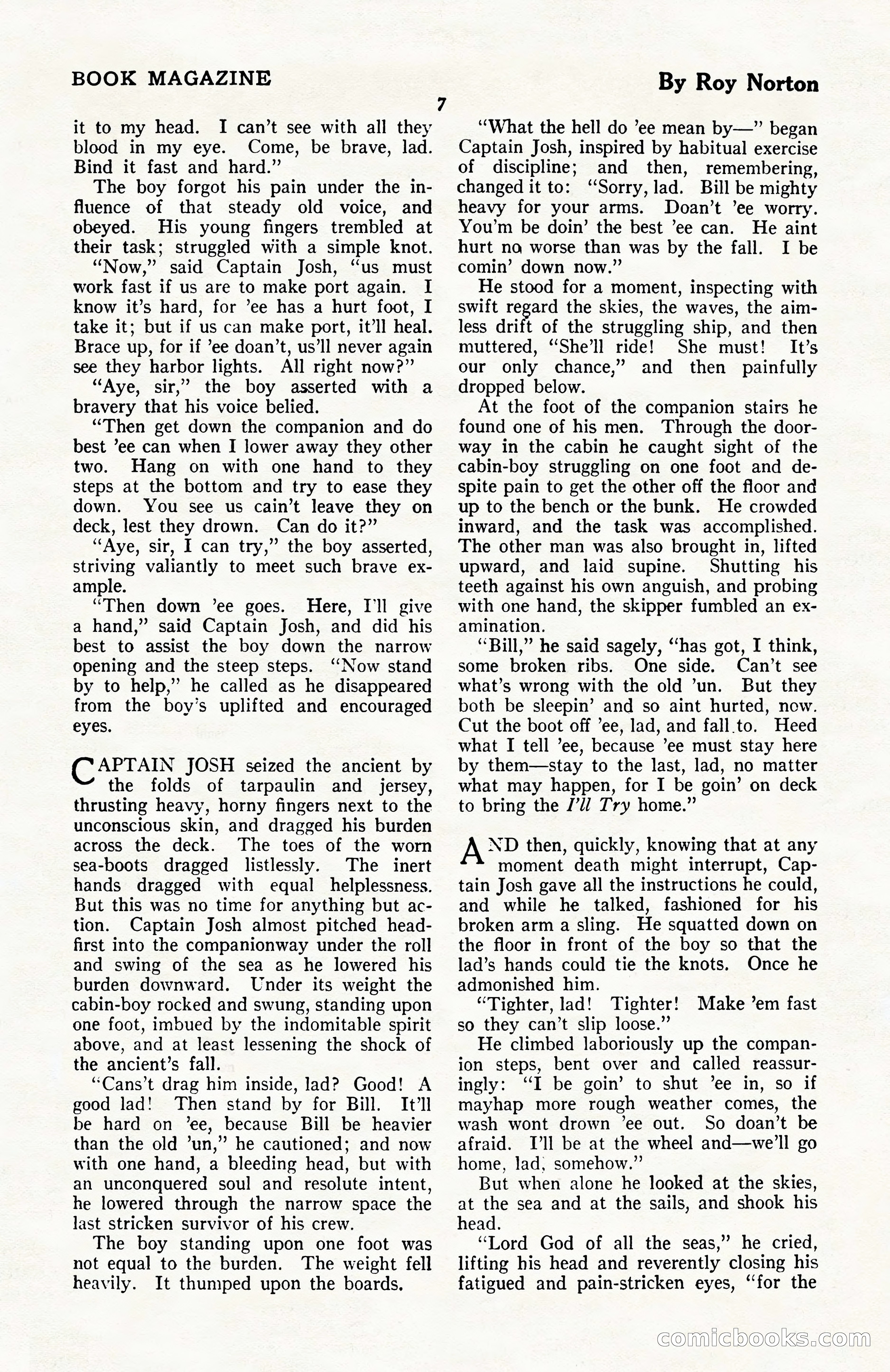 The Blue Book Magazine, April 1922 — page 13 of 212