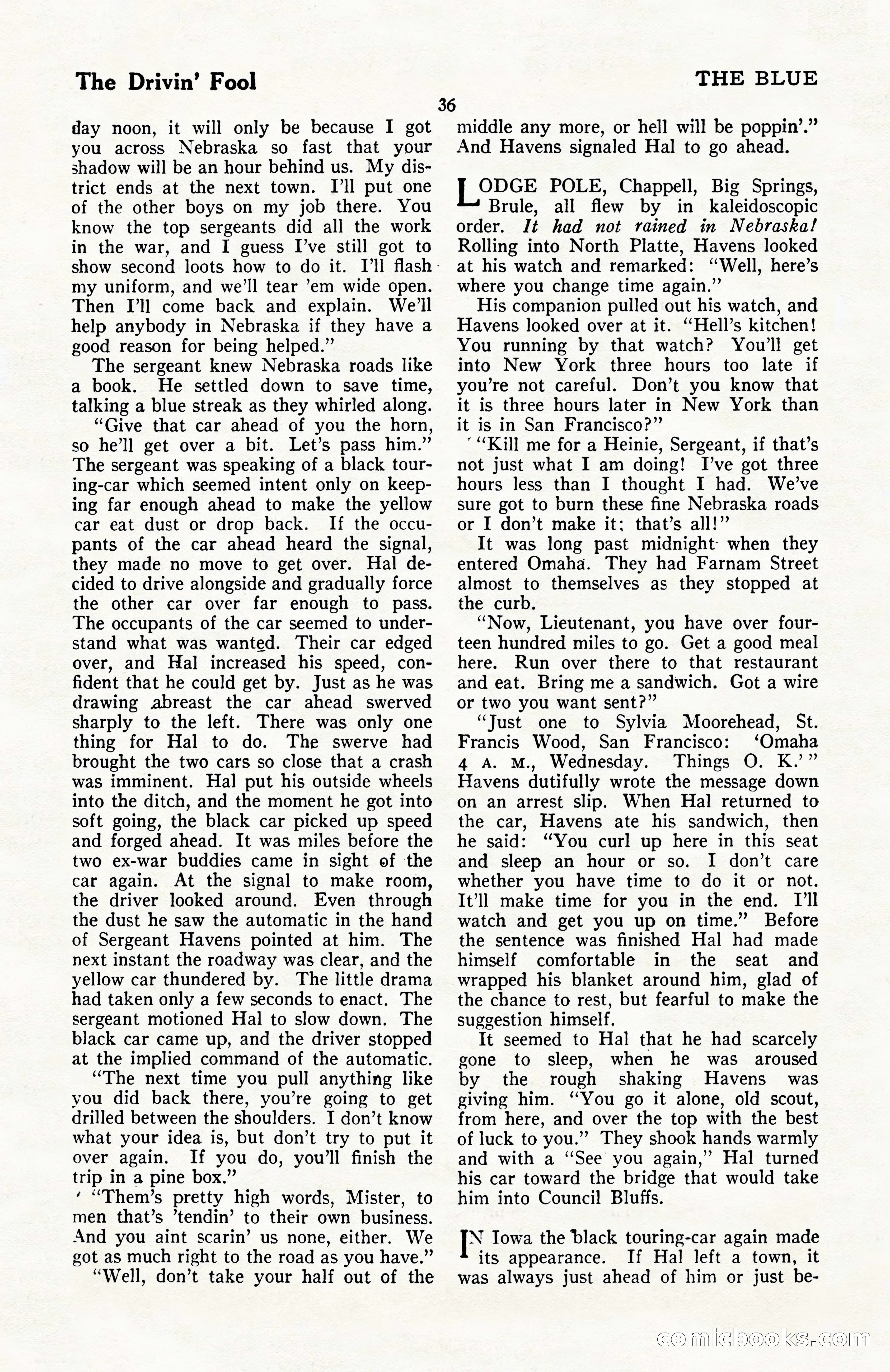 The Blue Book Magazine, April 1922 — page 42 of 212