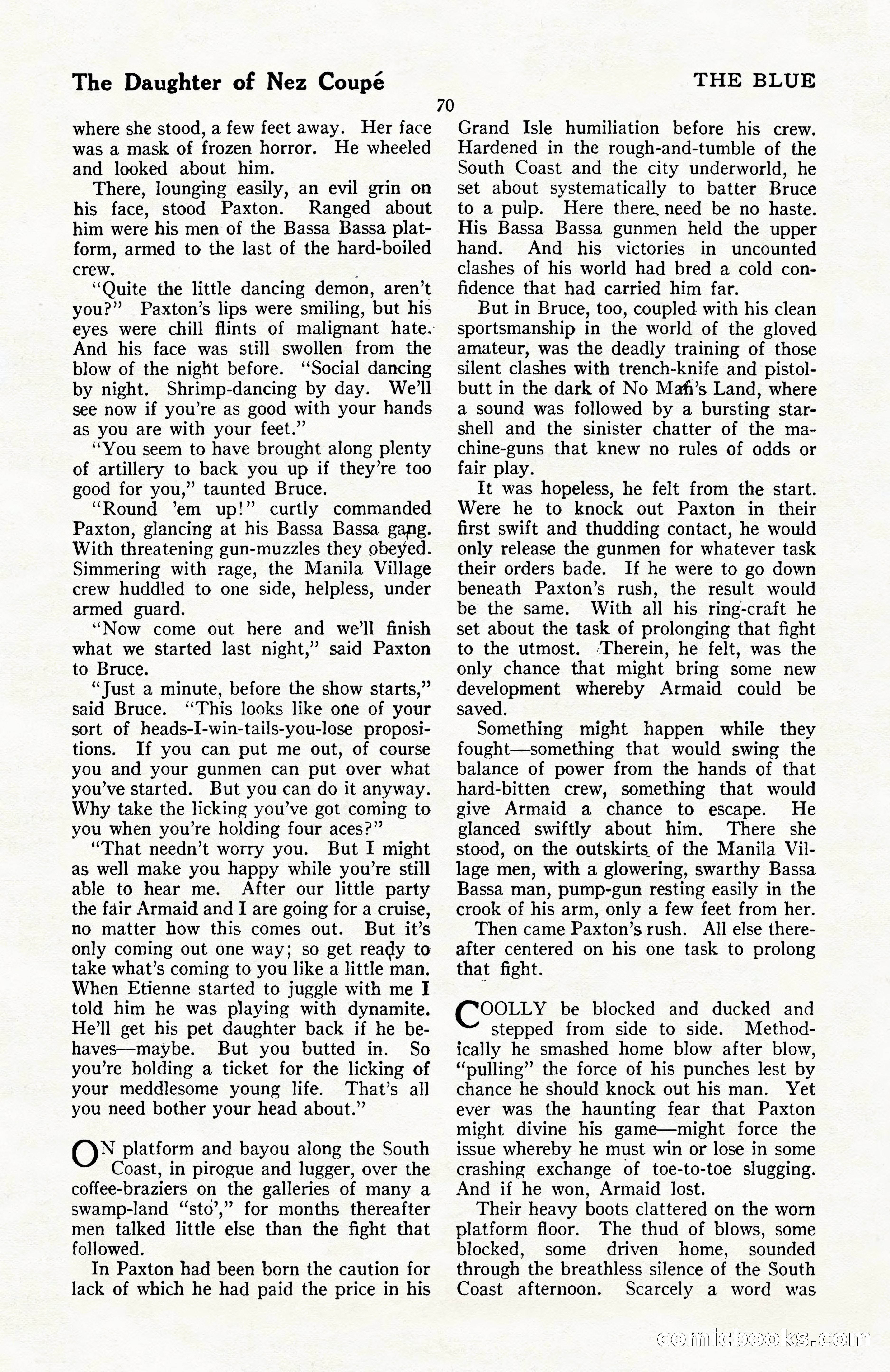 The Blue Book Magazine, April 1922 — page 76 of 212