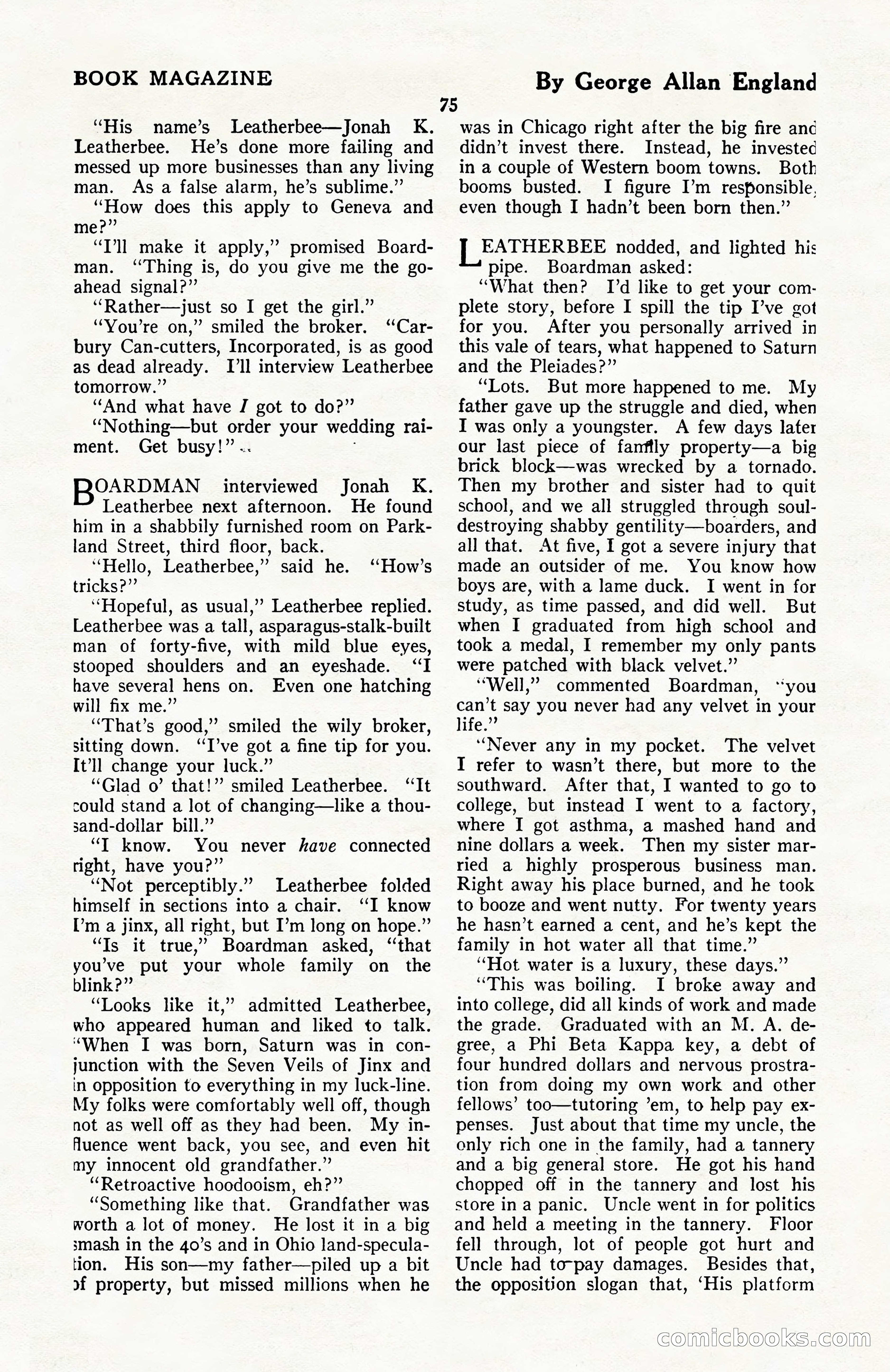 The Blue Book Magazine, April 1922 — page 81 of 212