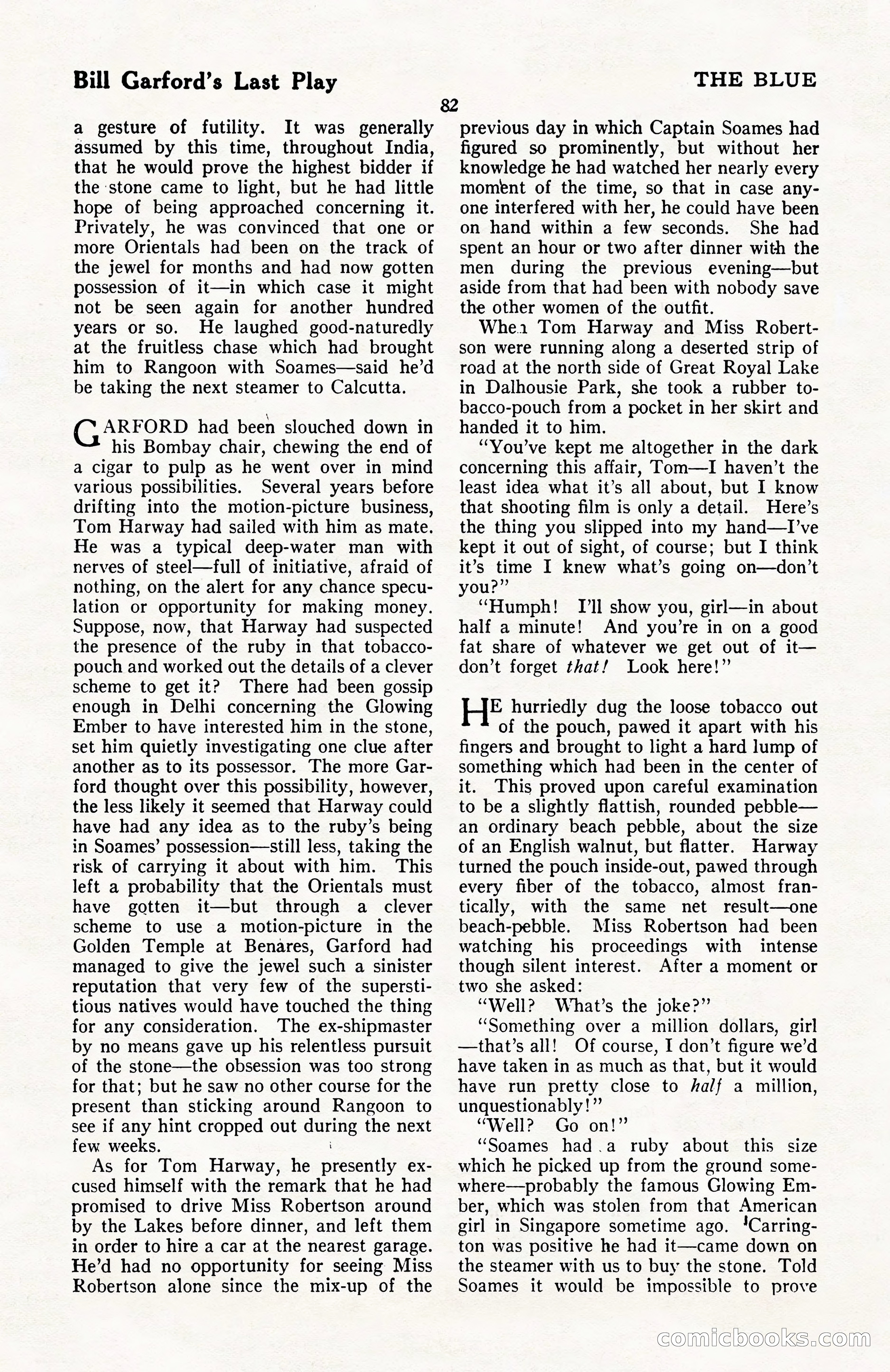 The Blue Book Magazine, April 1922 — page 88 of 212