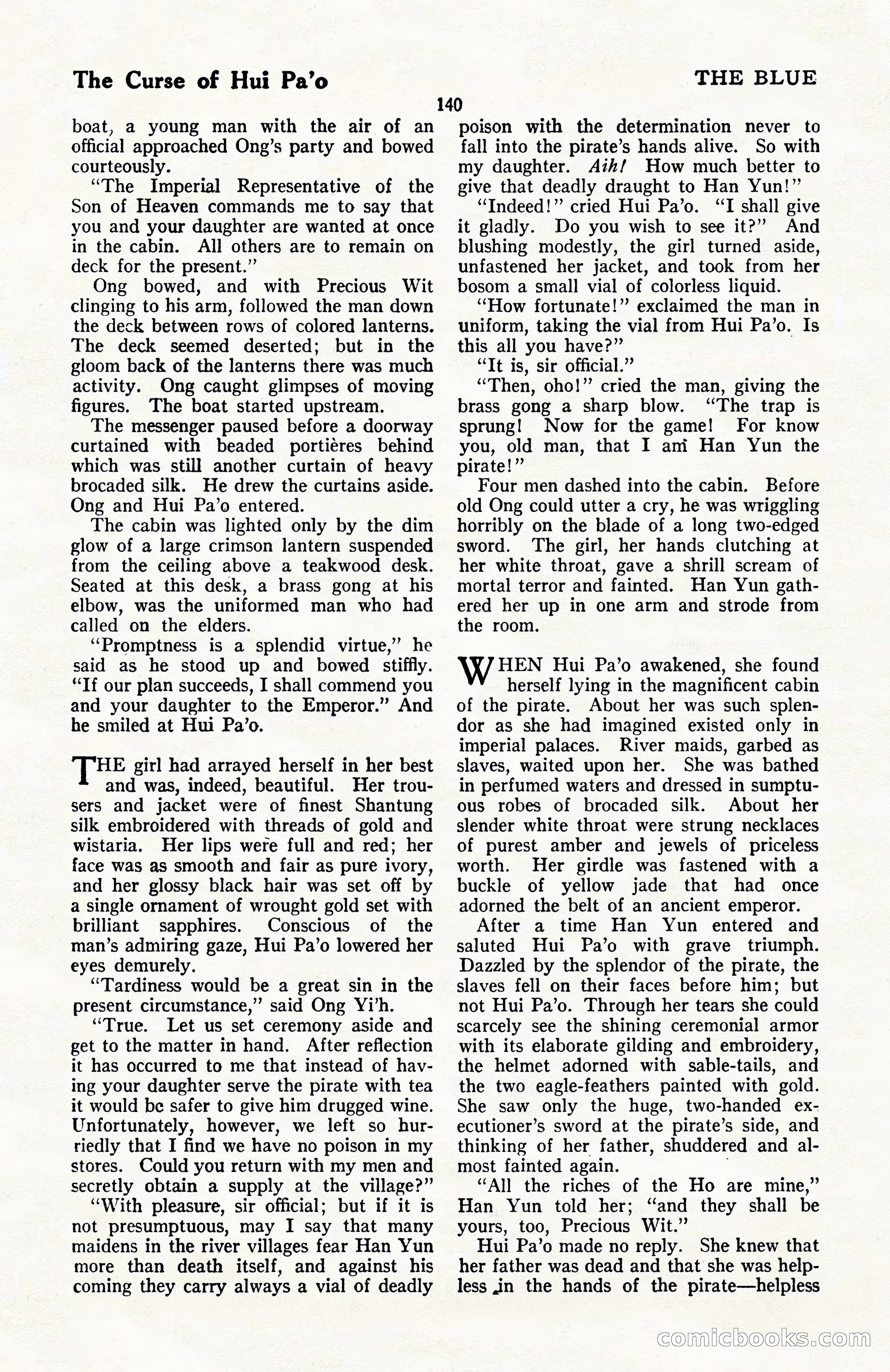 The Blue Book Magazine, April 1922 — page 146 of 212