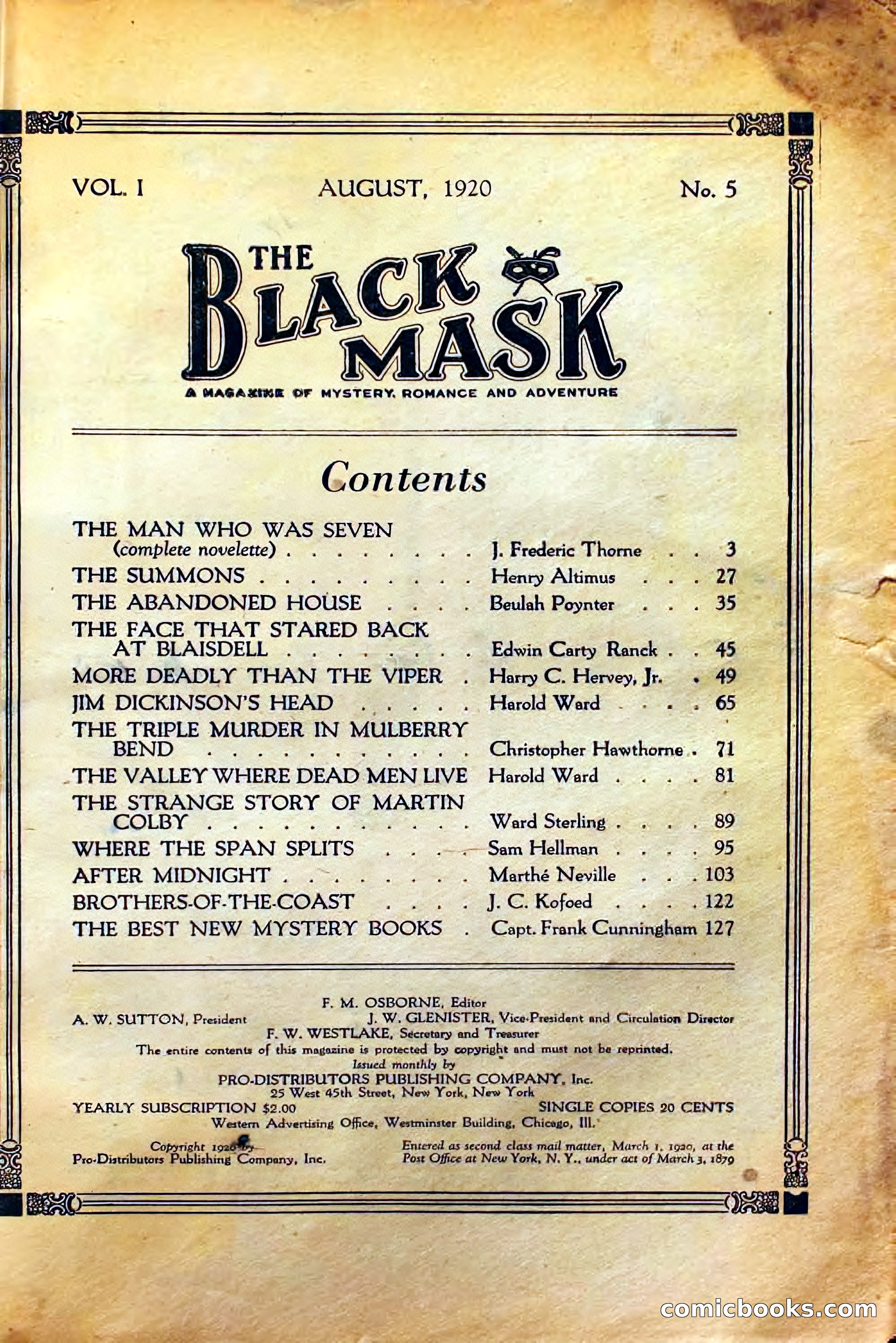The Black Mask — page 3 of 132