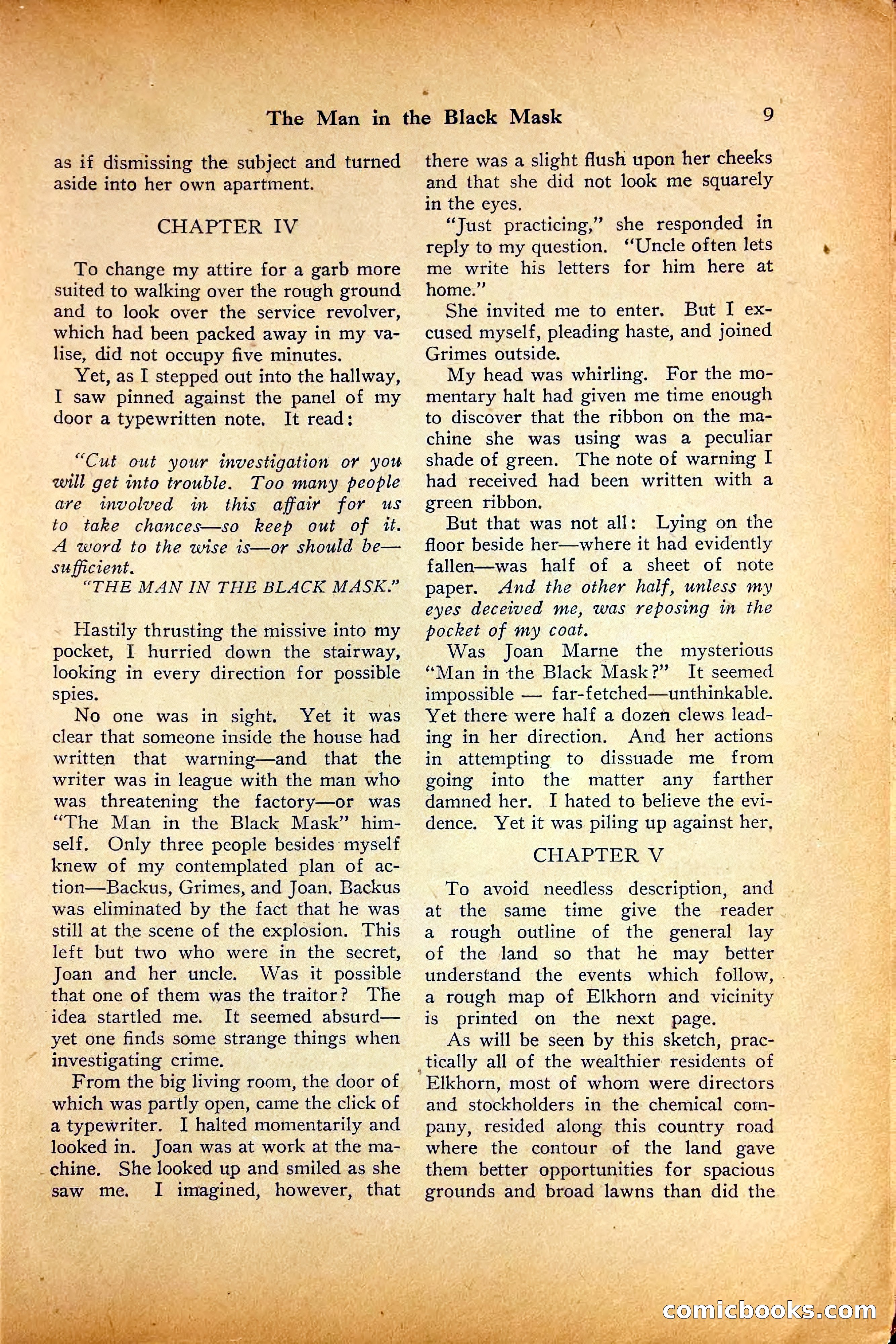 The Black Mask — page 11 of 136