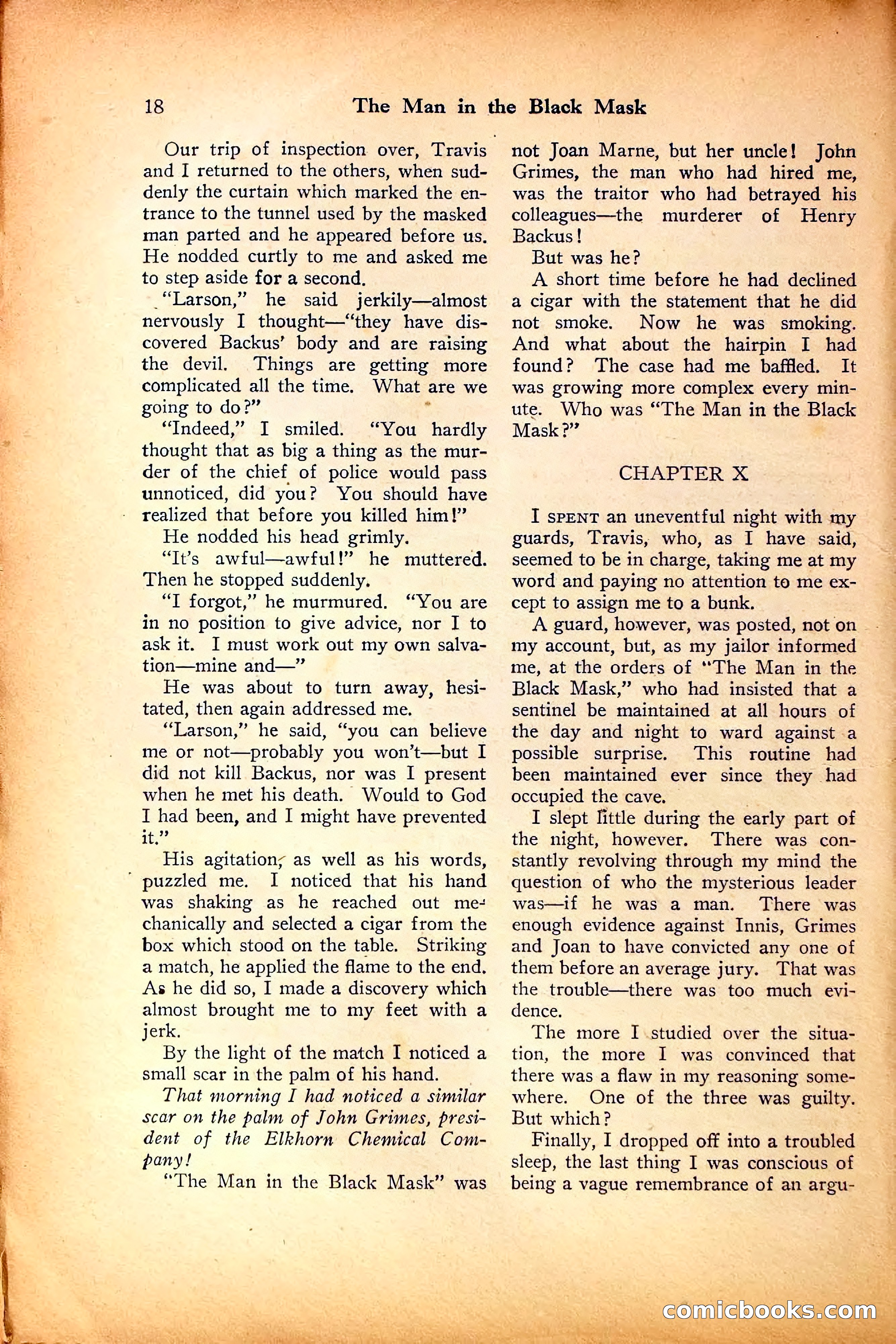 The Black Mask — page 20 of 136