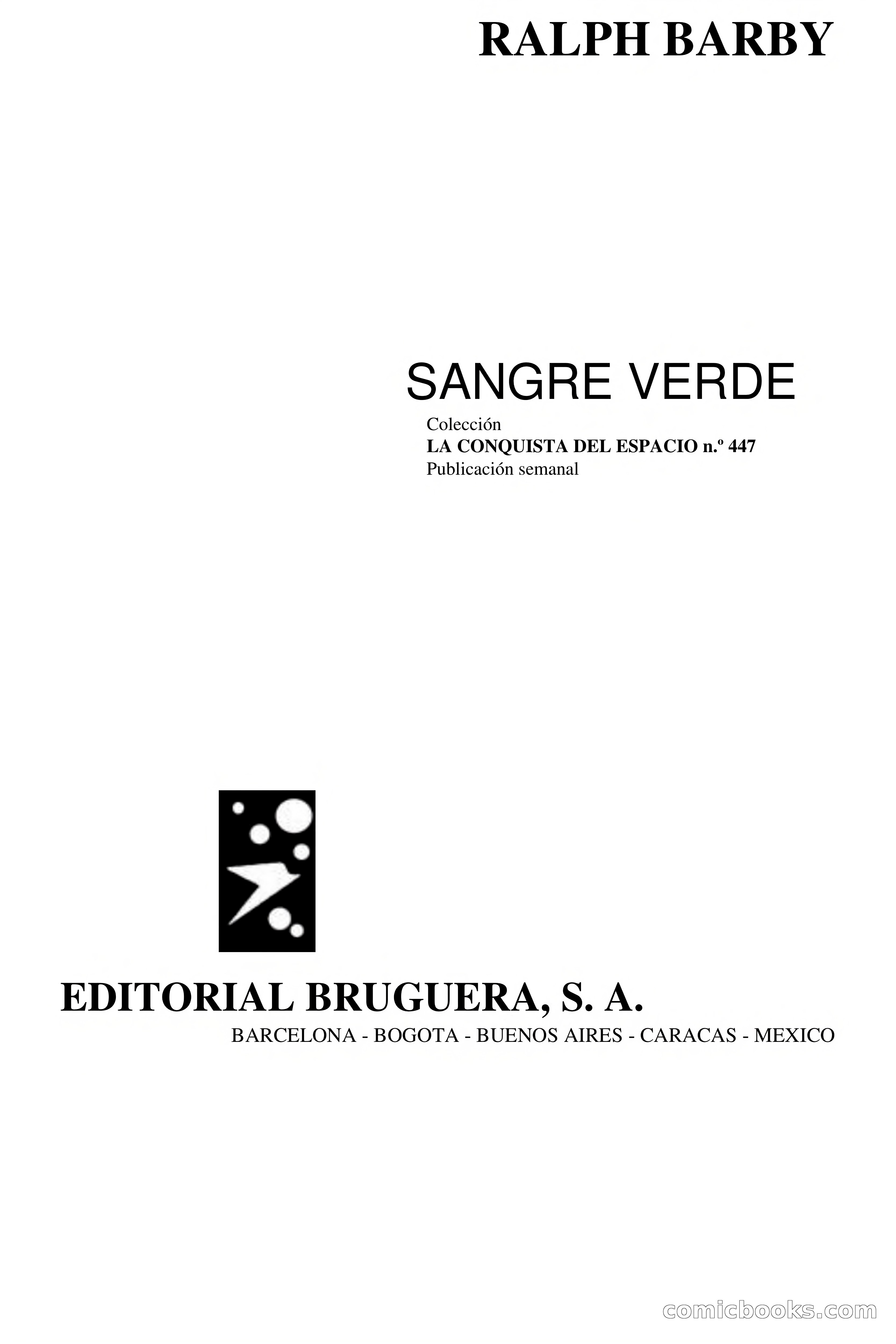 Sangre verde by Ralph Barby — page 5 of 79