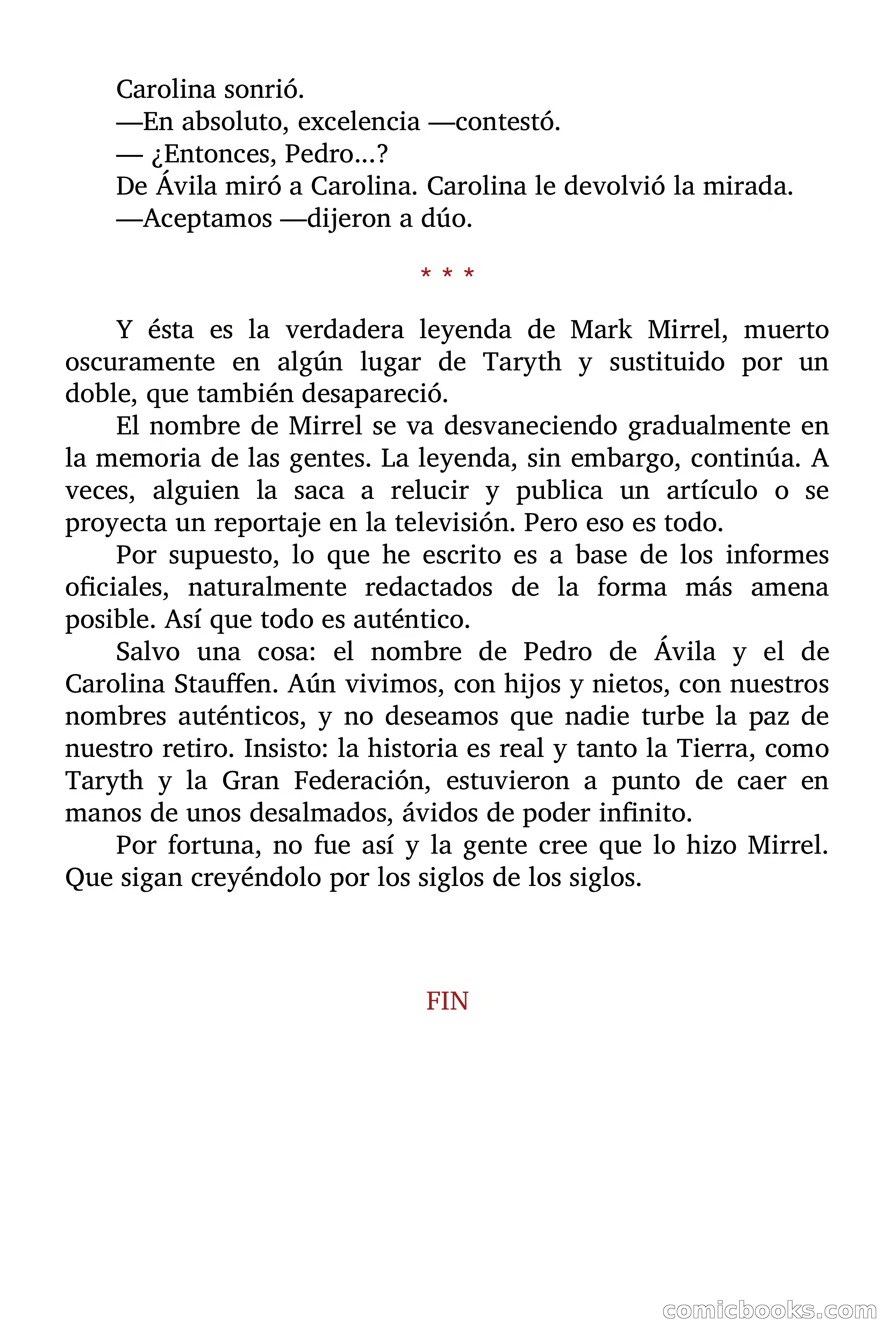 La leyenda de Mark Mirrel — page 91 of 91