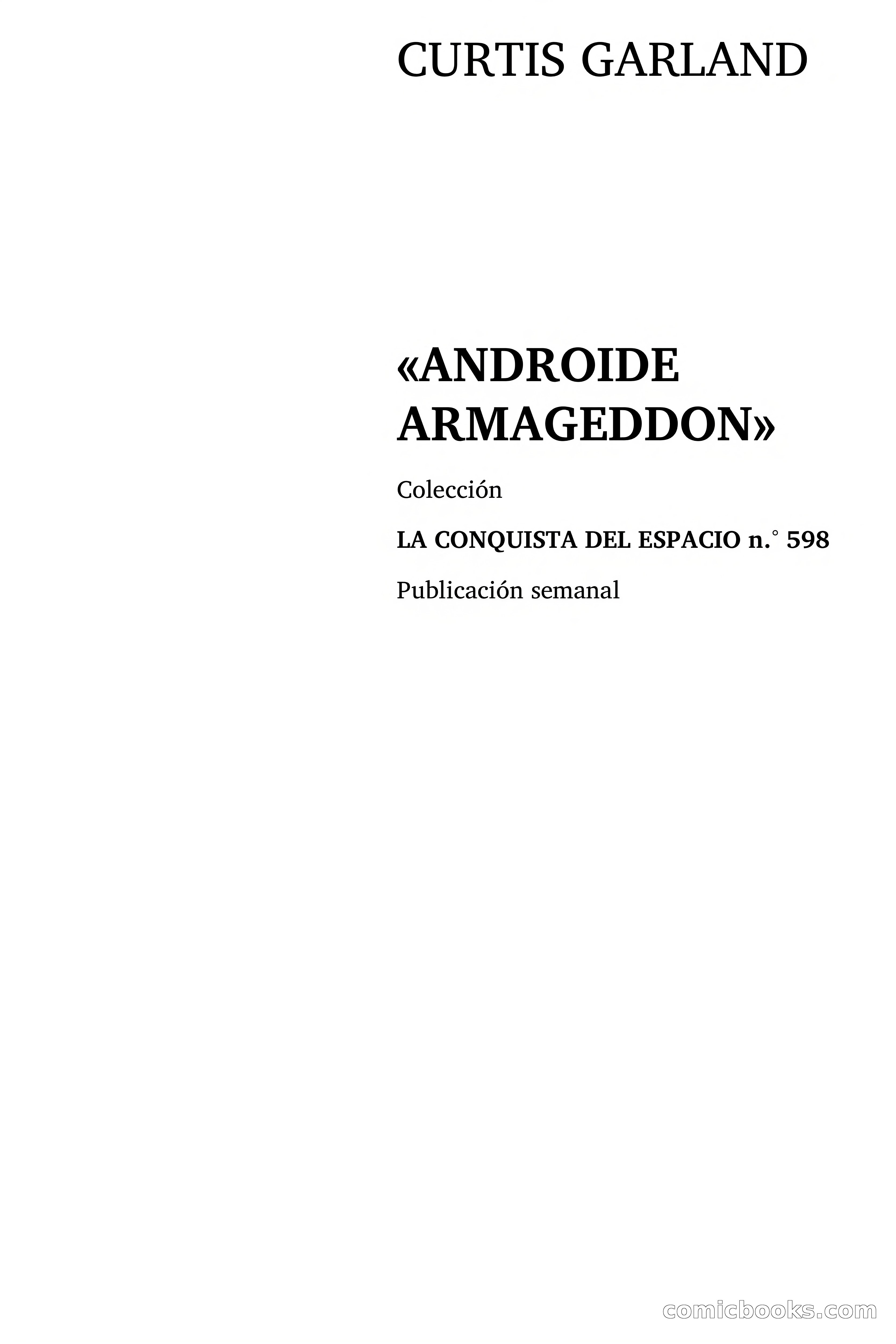 Androide Armageddon — page 6 of 97