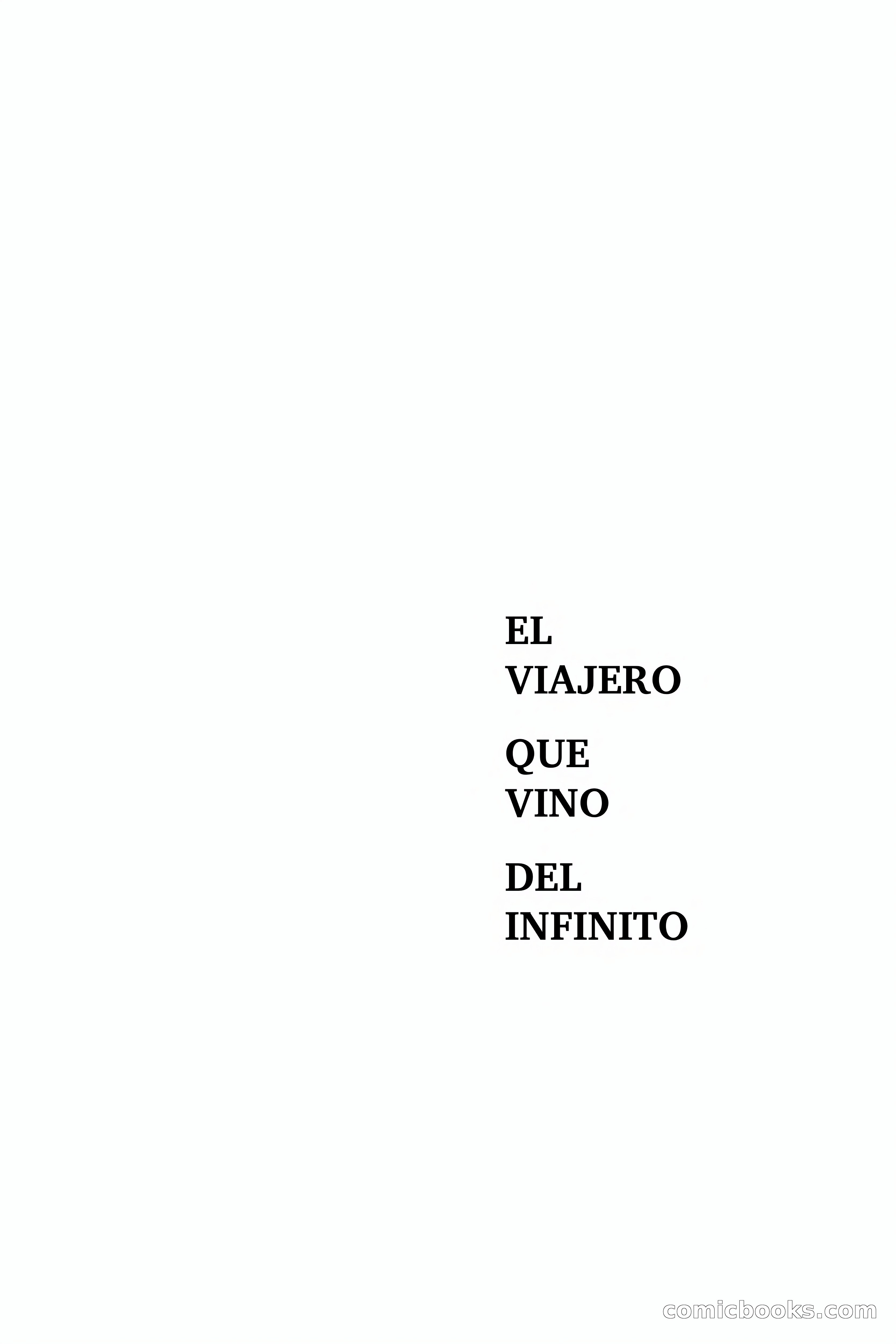 El viajero que vino del infinito — page 6 of 105