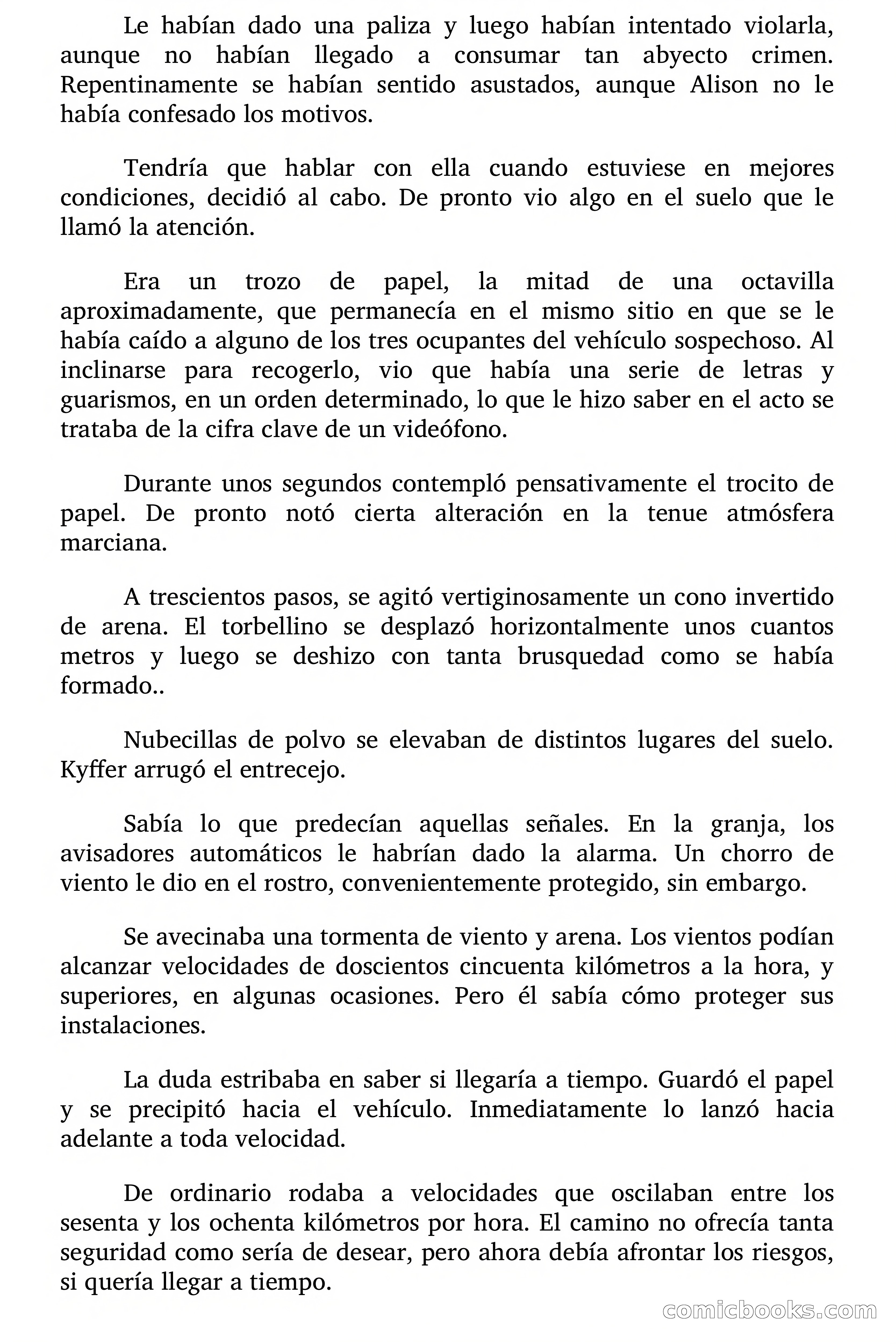 El viajero que vino del infinito — page 58 of 105