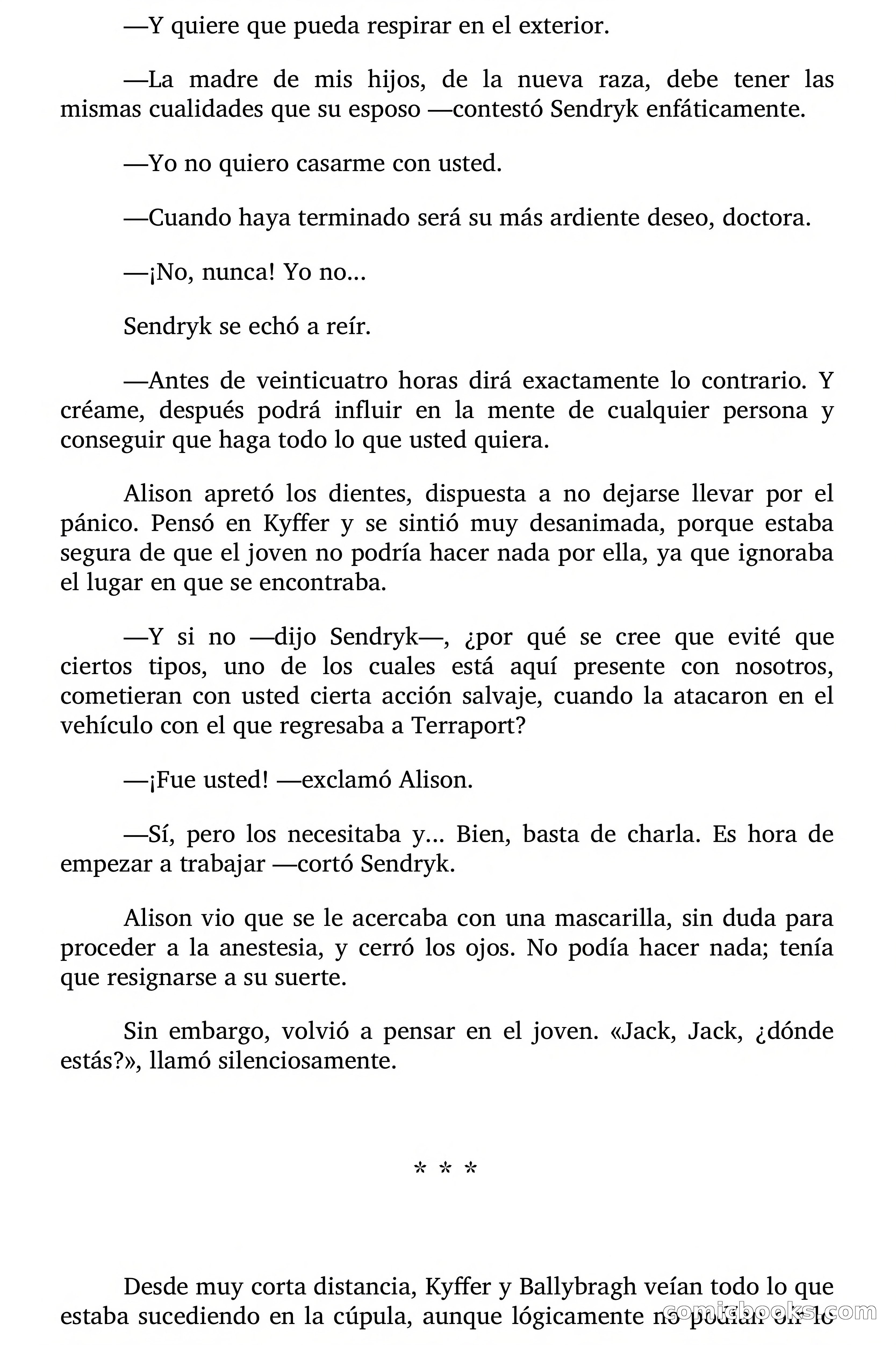 El viajero que vino del infinito — page 100 of 105