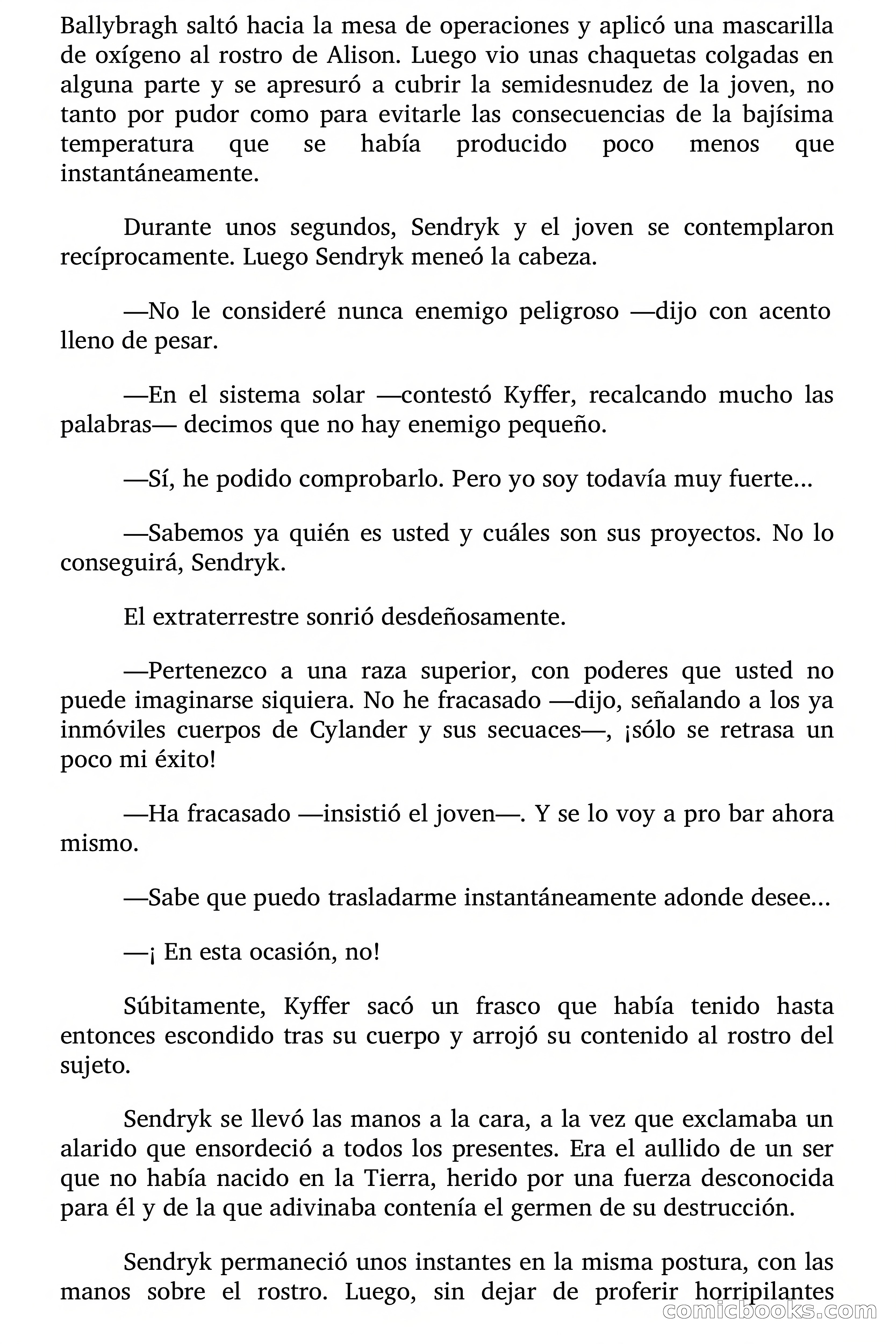El viajero que vino del infinito — page 102 of 105