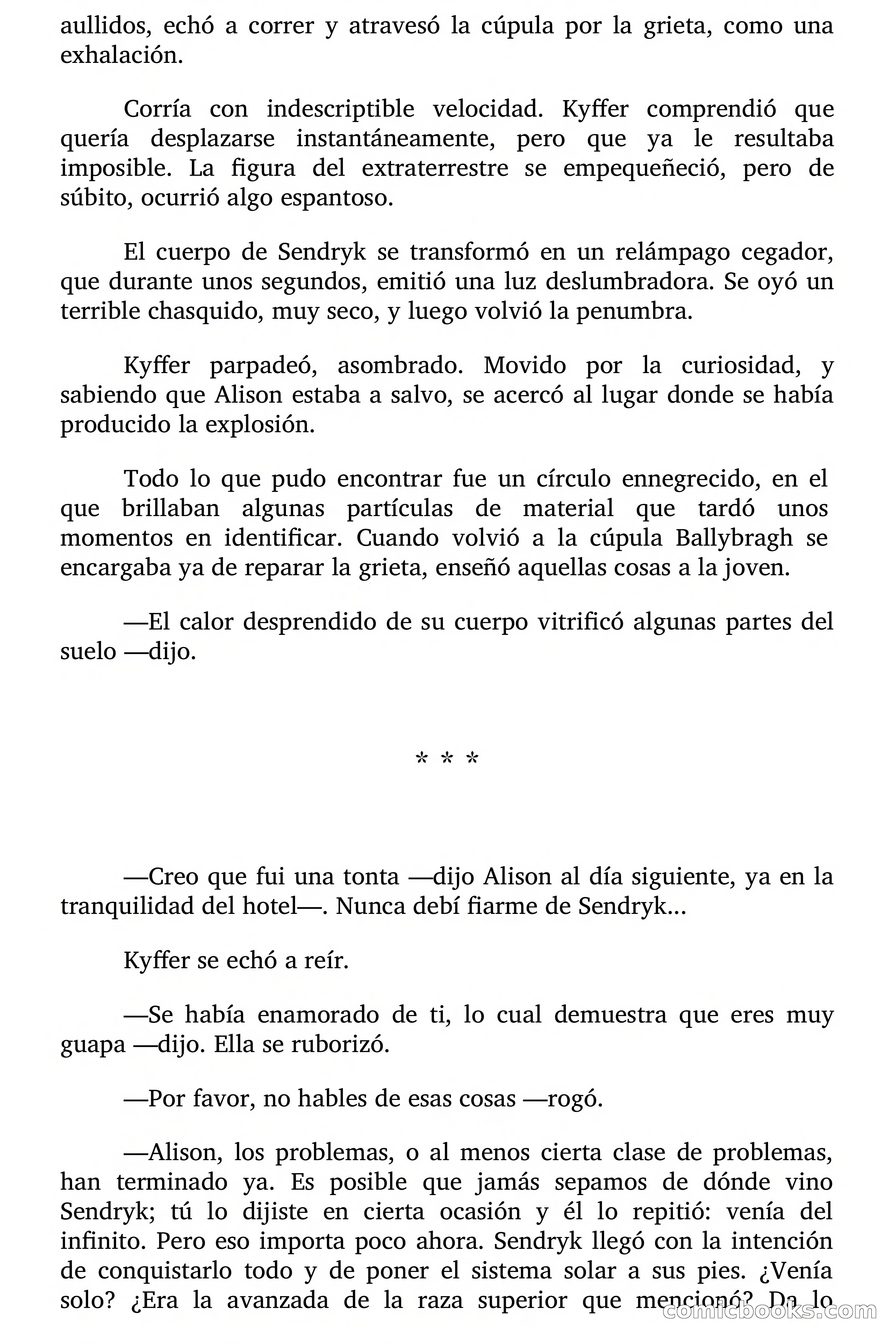 El viajero que vino del infinito — page 103 of 105