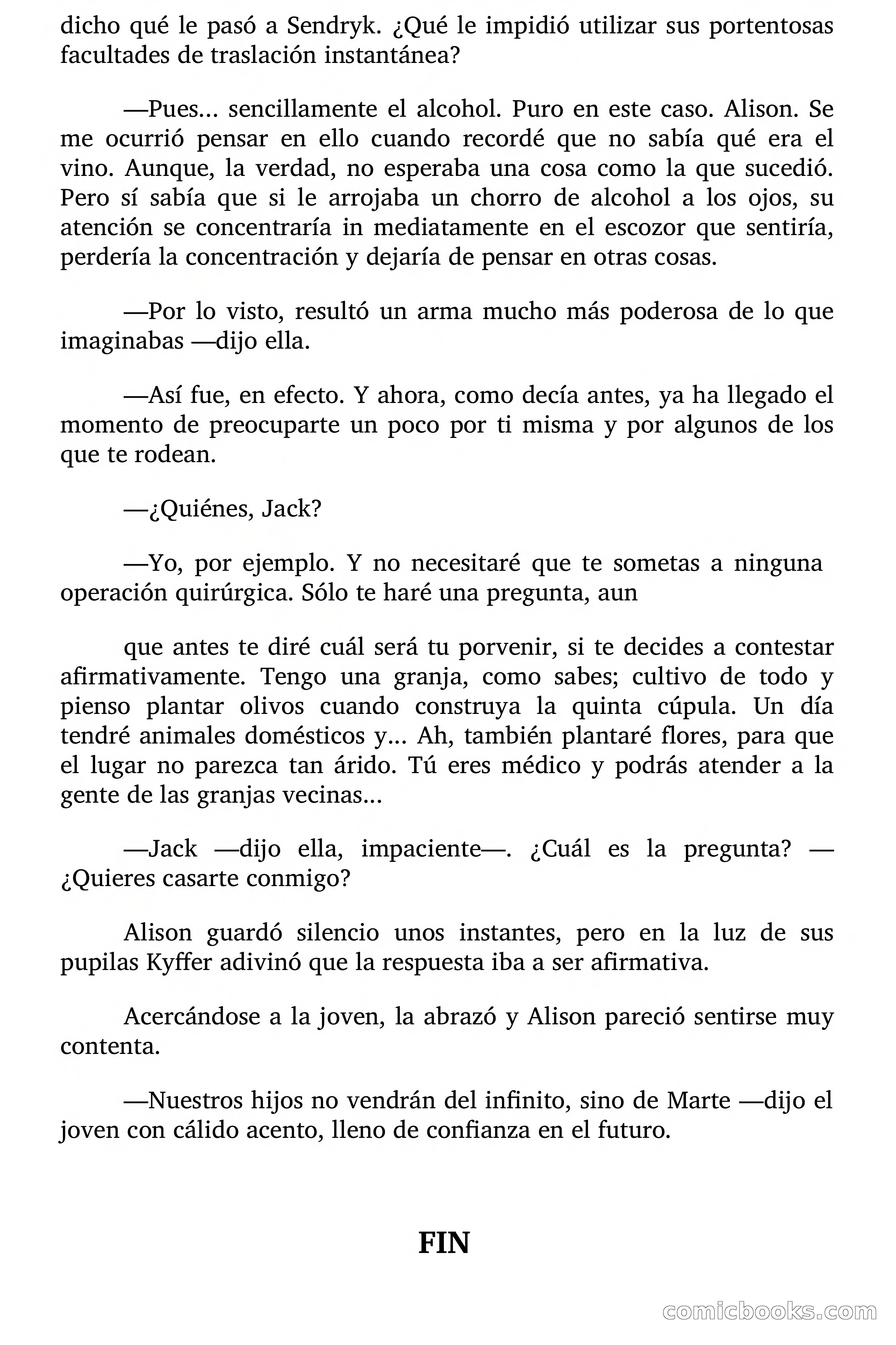 El viajero que vino del infinito — page 105 of 105